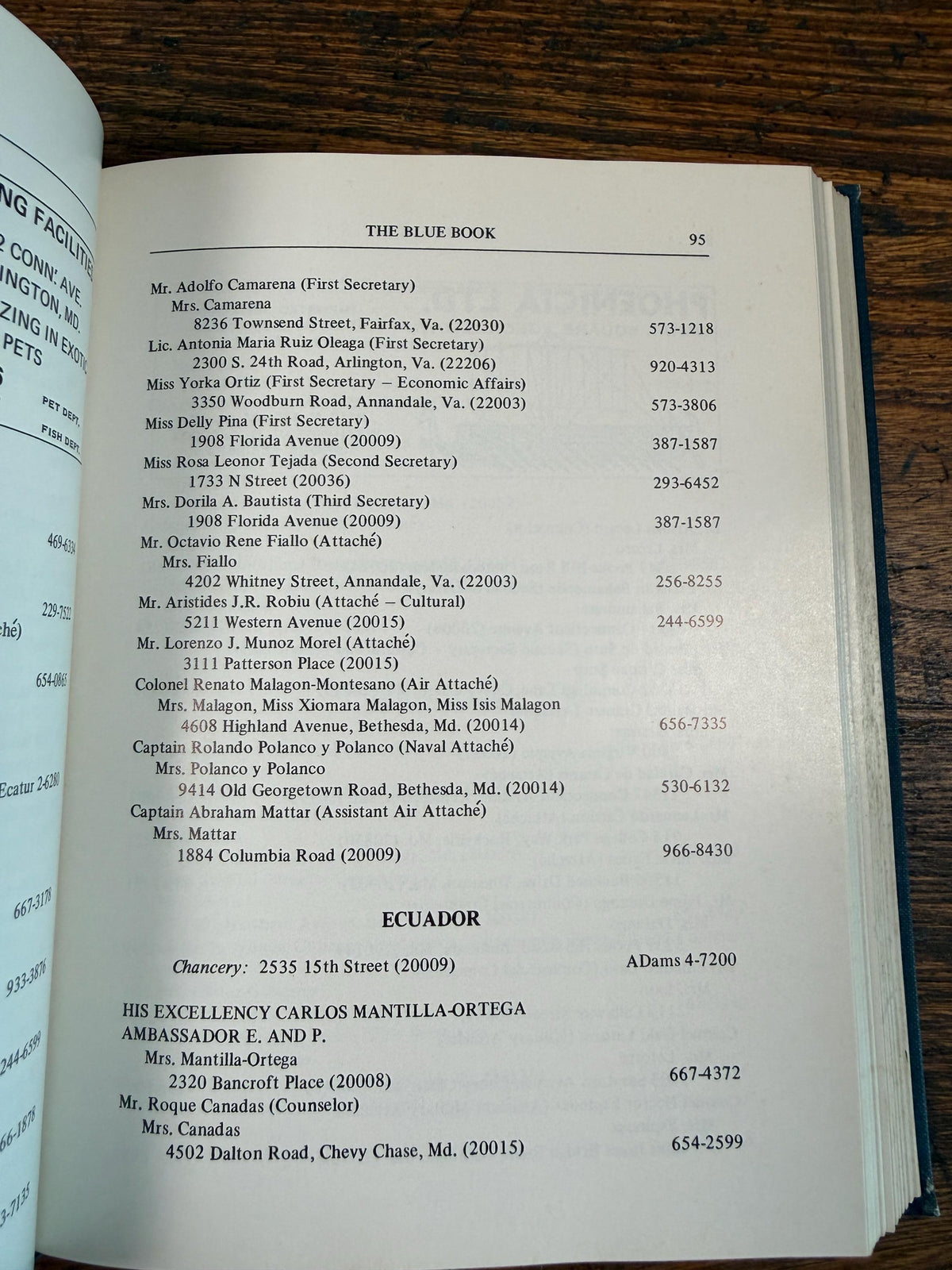 The Blue Book of Washington, D.C. 1972 | Hardcover