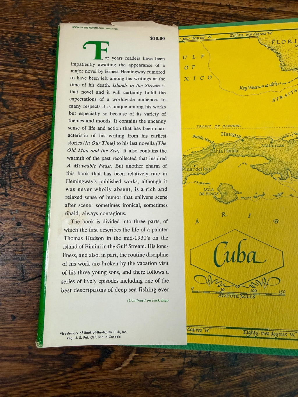 Islands in the Stream by Ernest Hemingway | Hardcover with Dust Jacket 1970