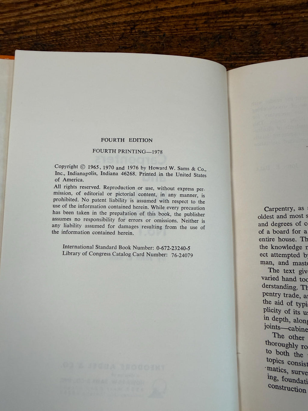 Audel Carpenters and Builders Library Set by John E. Ball | Vintage Hardcover Set of 4 | 1978