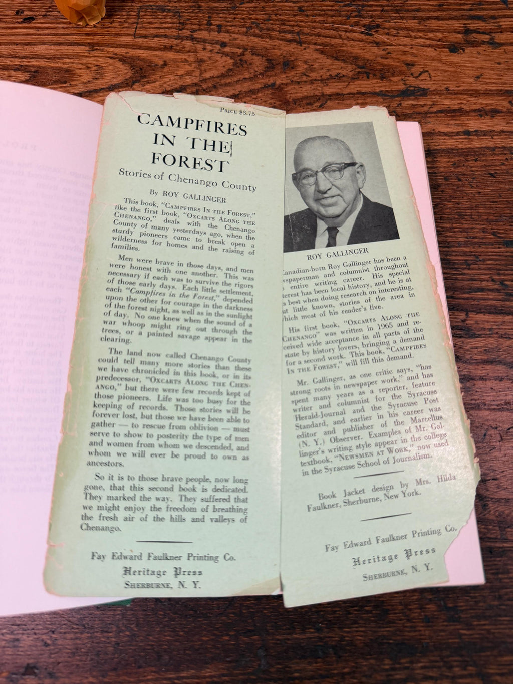 Campfires in the Forest: Stories of Chenango County by Roy Gallinger | Hardcover 1966