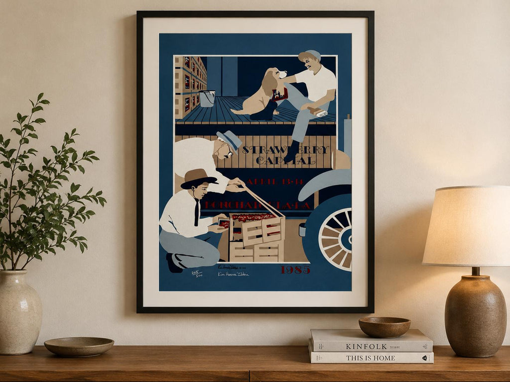 Strawberry Capital – 1985 – Kim Howes Zabbia | Silkscreen (205/500)