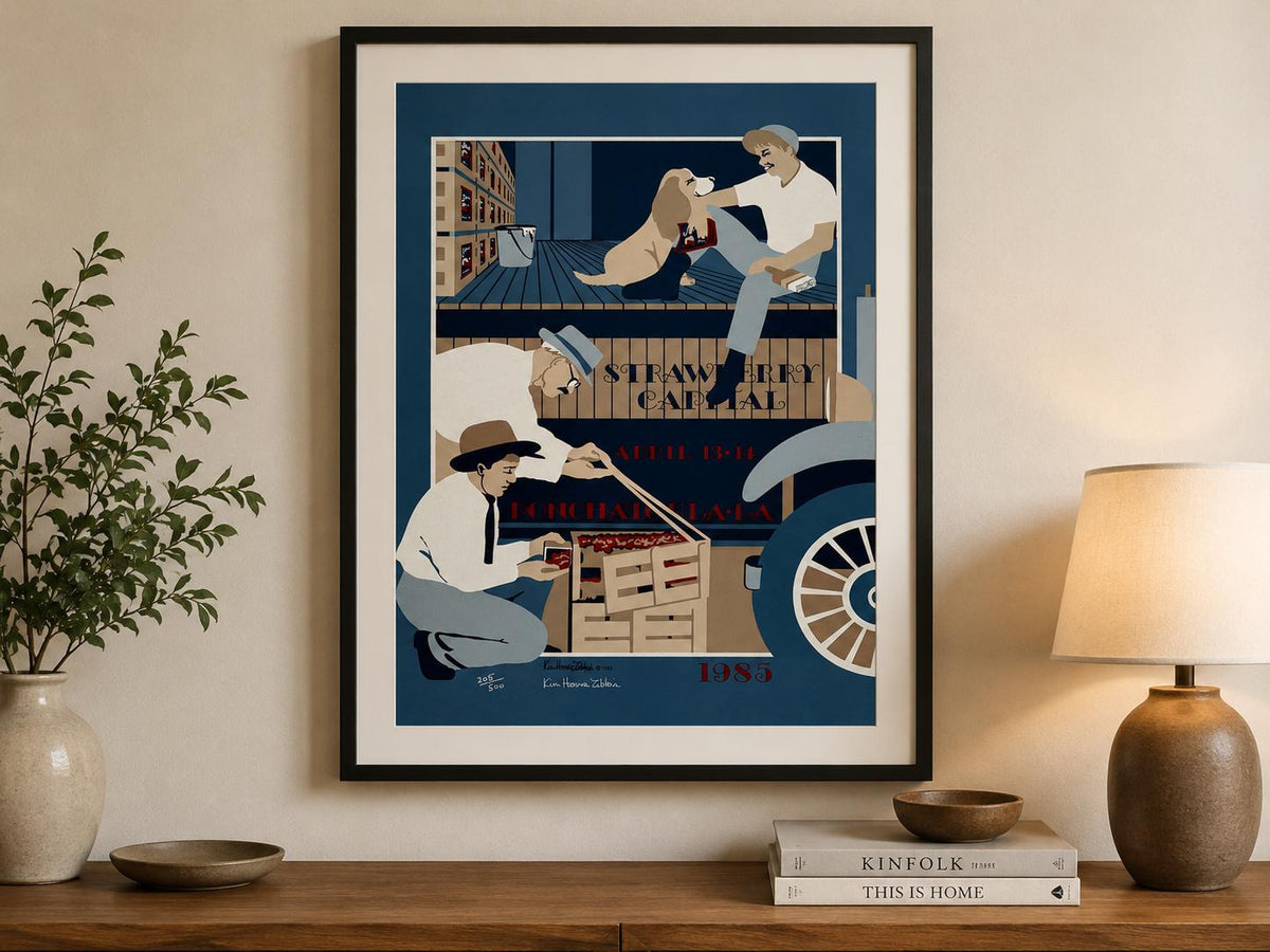 Strawberry Capital – 1985 – Kim Howes Zabbia | Silkscreen (205/500)