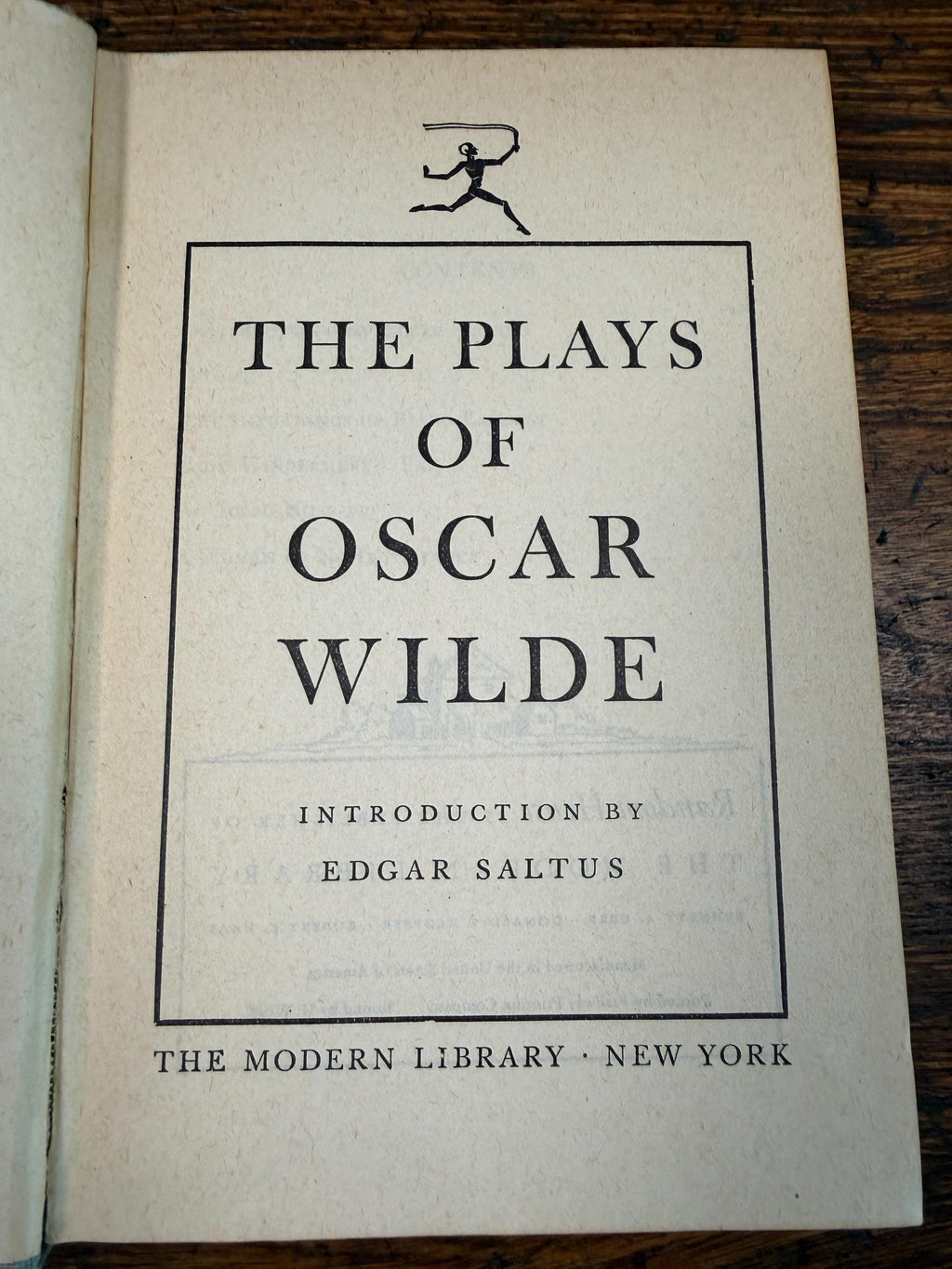 The Plays of Oscar Wilde by Oscar Wilde | Modern Library Hardcover