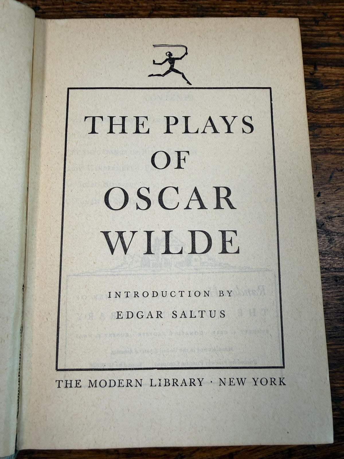 The Plays of Oscar Wilde by Oscar Wilde | Modern Library Hardcover