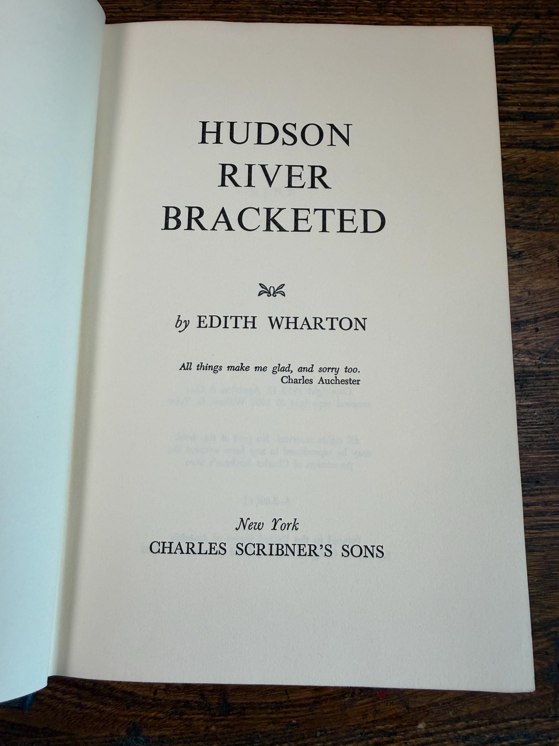 Hudson River Bracketed by Edith Wharton | Hardcover 1960
