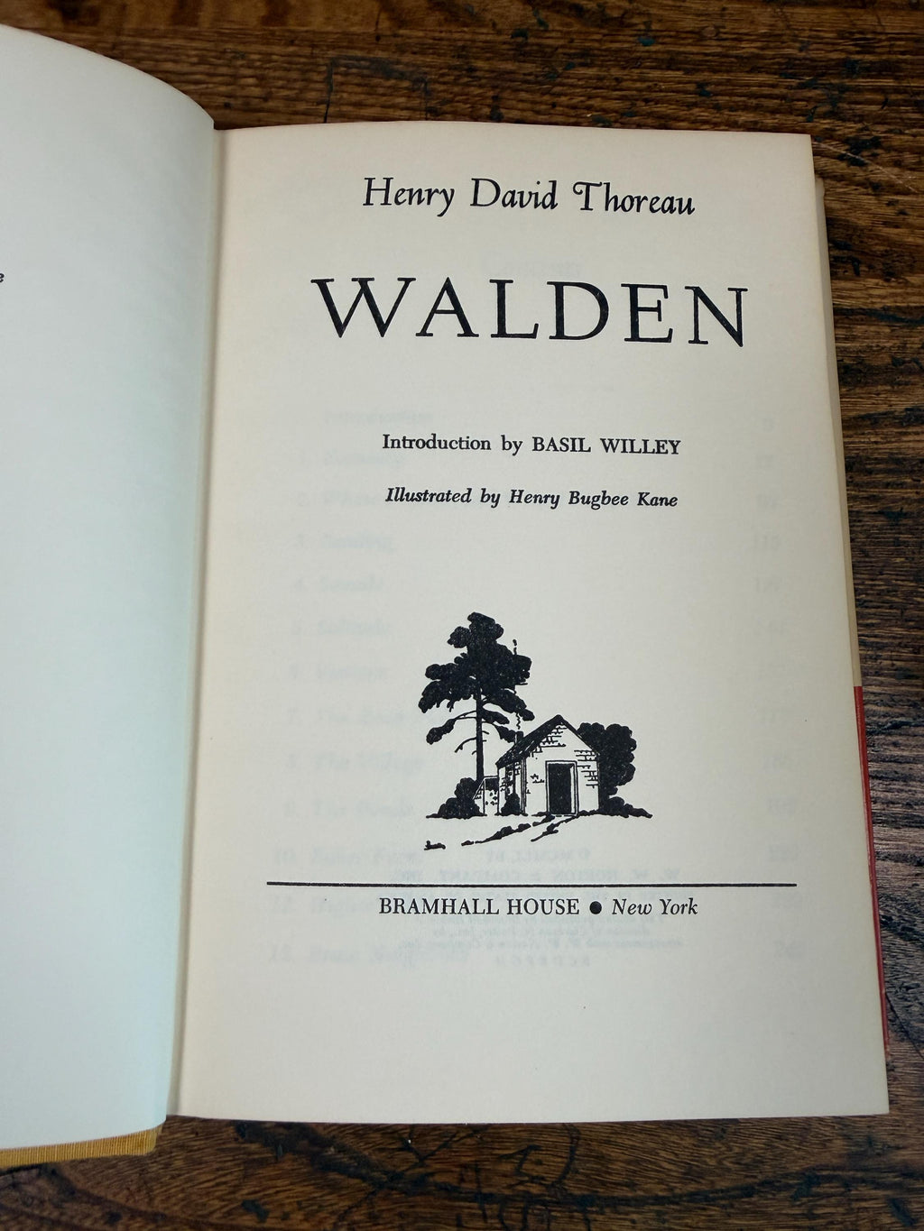 Walden by Henry David Thoreau | Illustrated Hardcover 1951