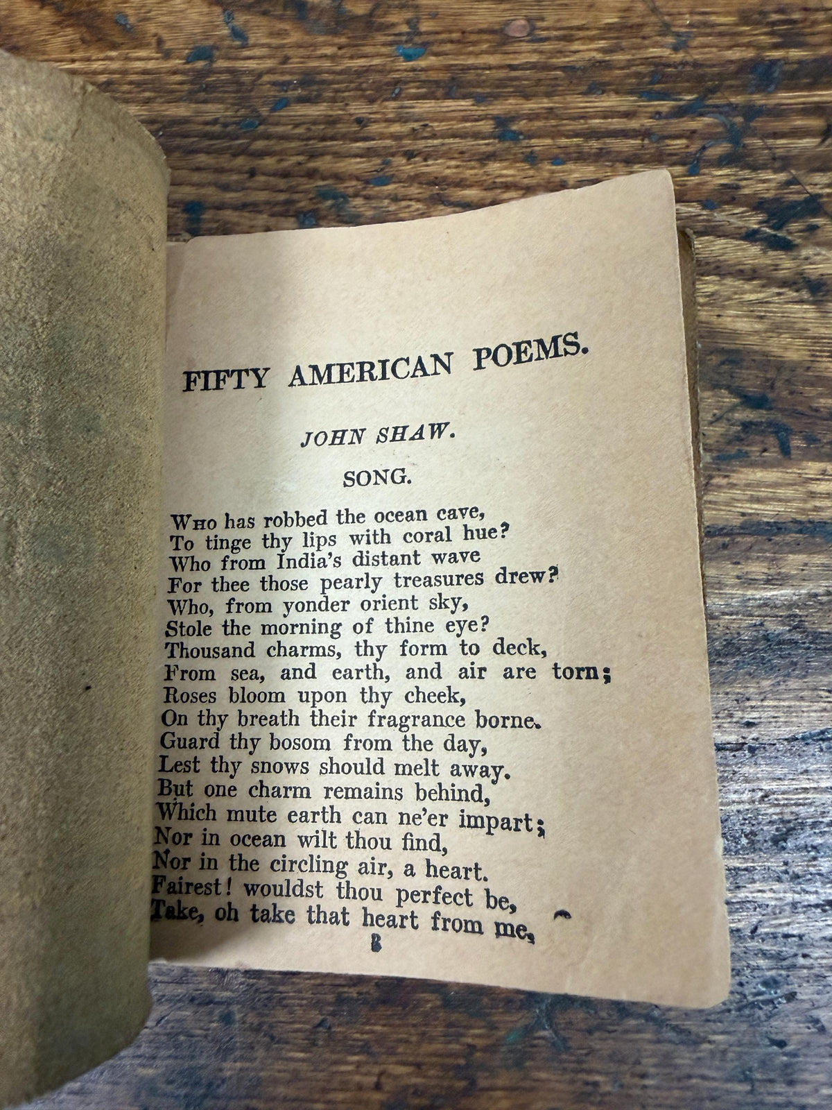 Fifty Best Poems of America | Miniature Poetry Hardcover