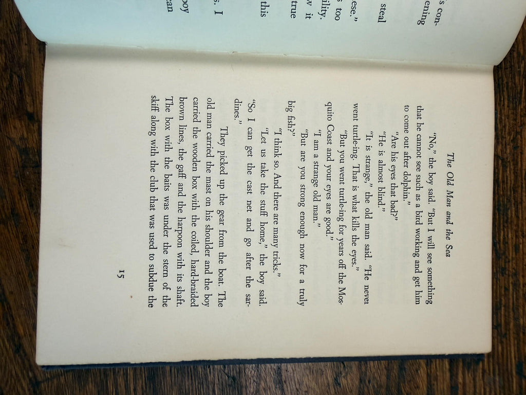 The Old Man and the Sea by Ernest Hemingway | Hardcover 1952
