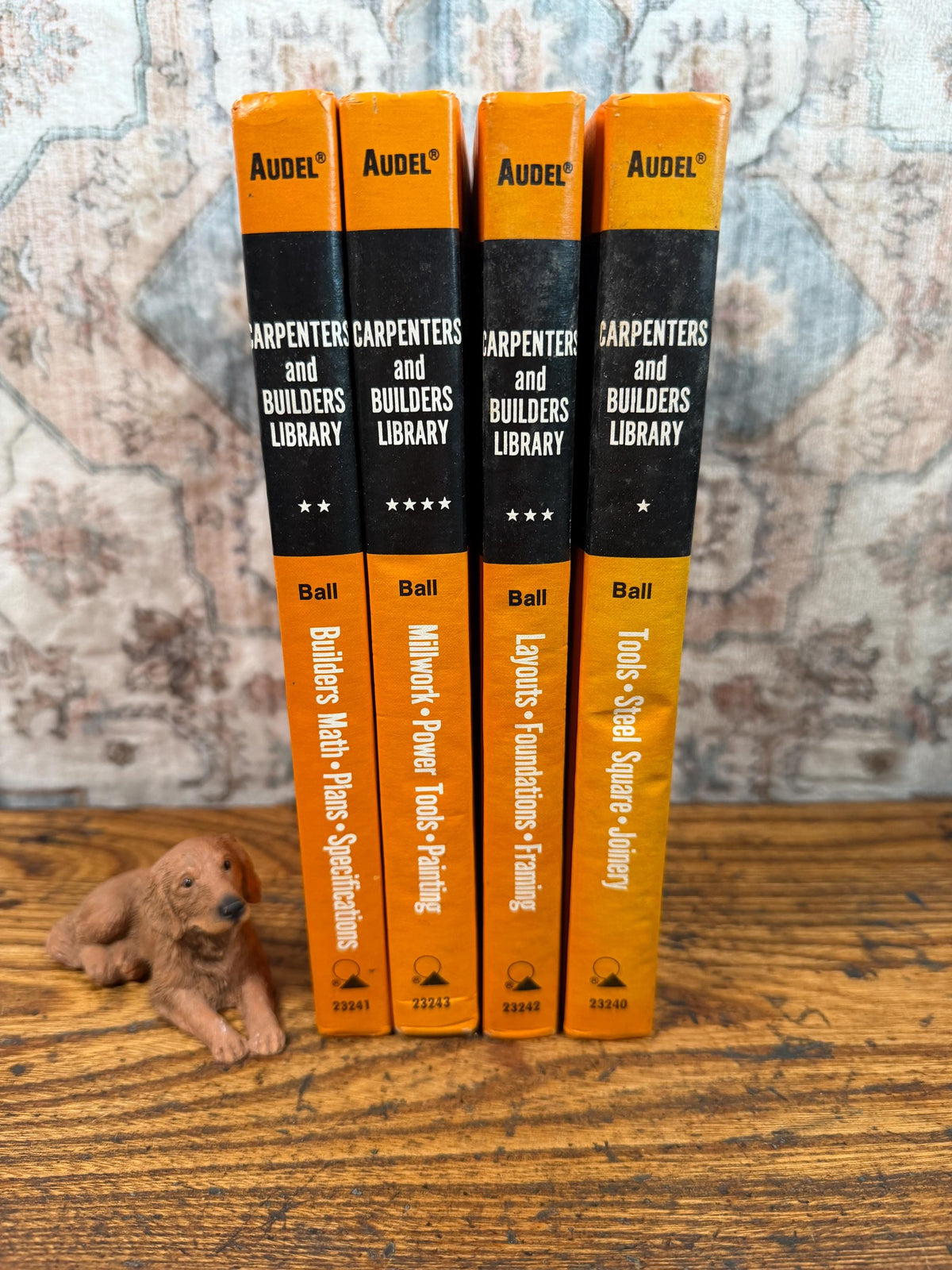 Audel Carpenters and Builders Library Set by John E. Ball | Vintage Hardcover Set of 4 | 1978