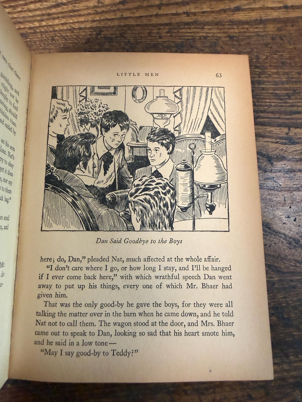 Little Men by Louisa May Alcott | Hardcover Illustrated Edition 1940