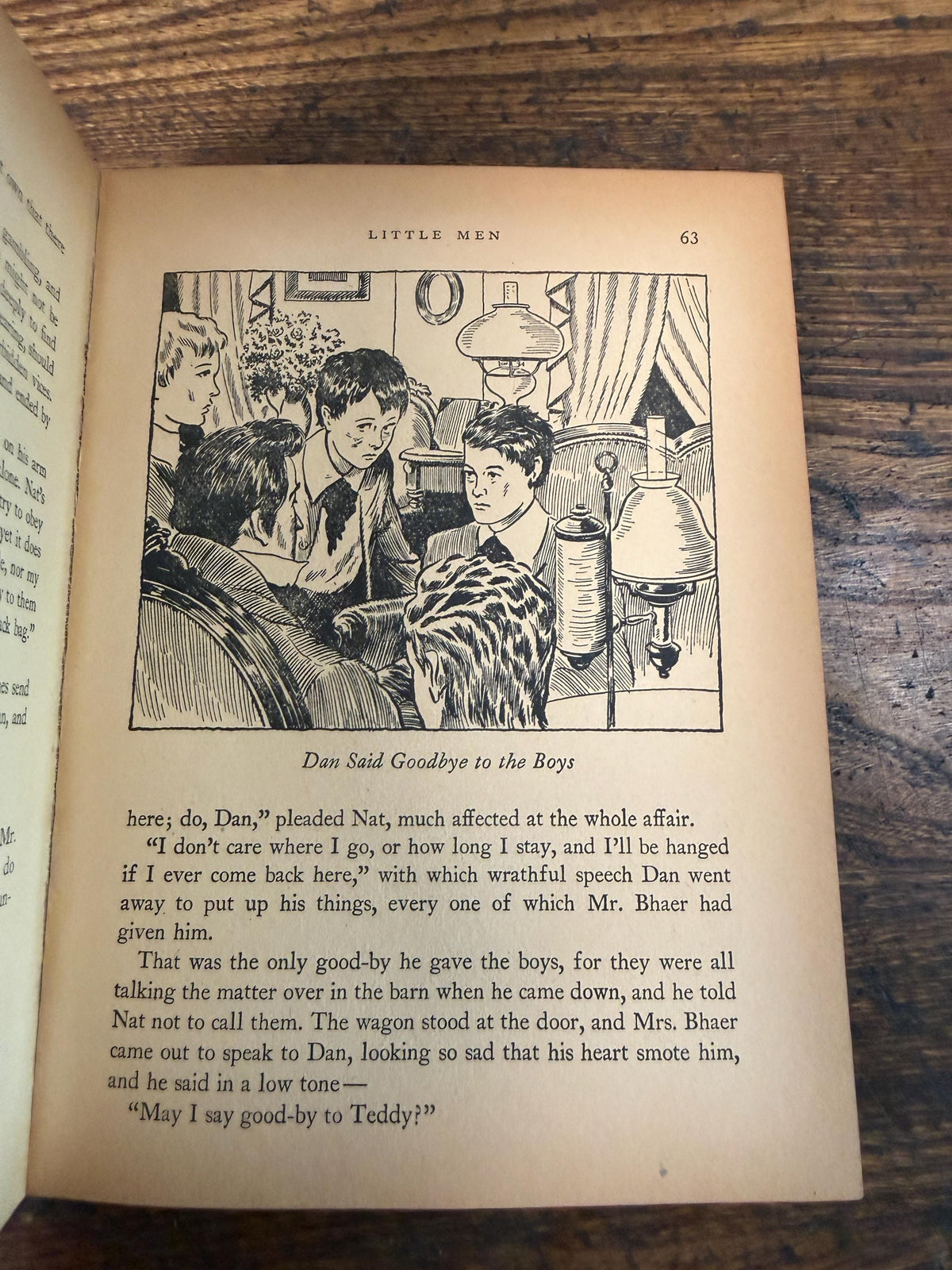 Little Men by Louisa May Alcott | Hardcover Illustrated Edition 1940