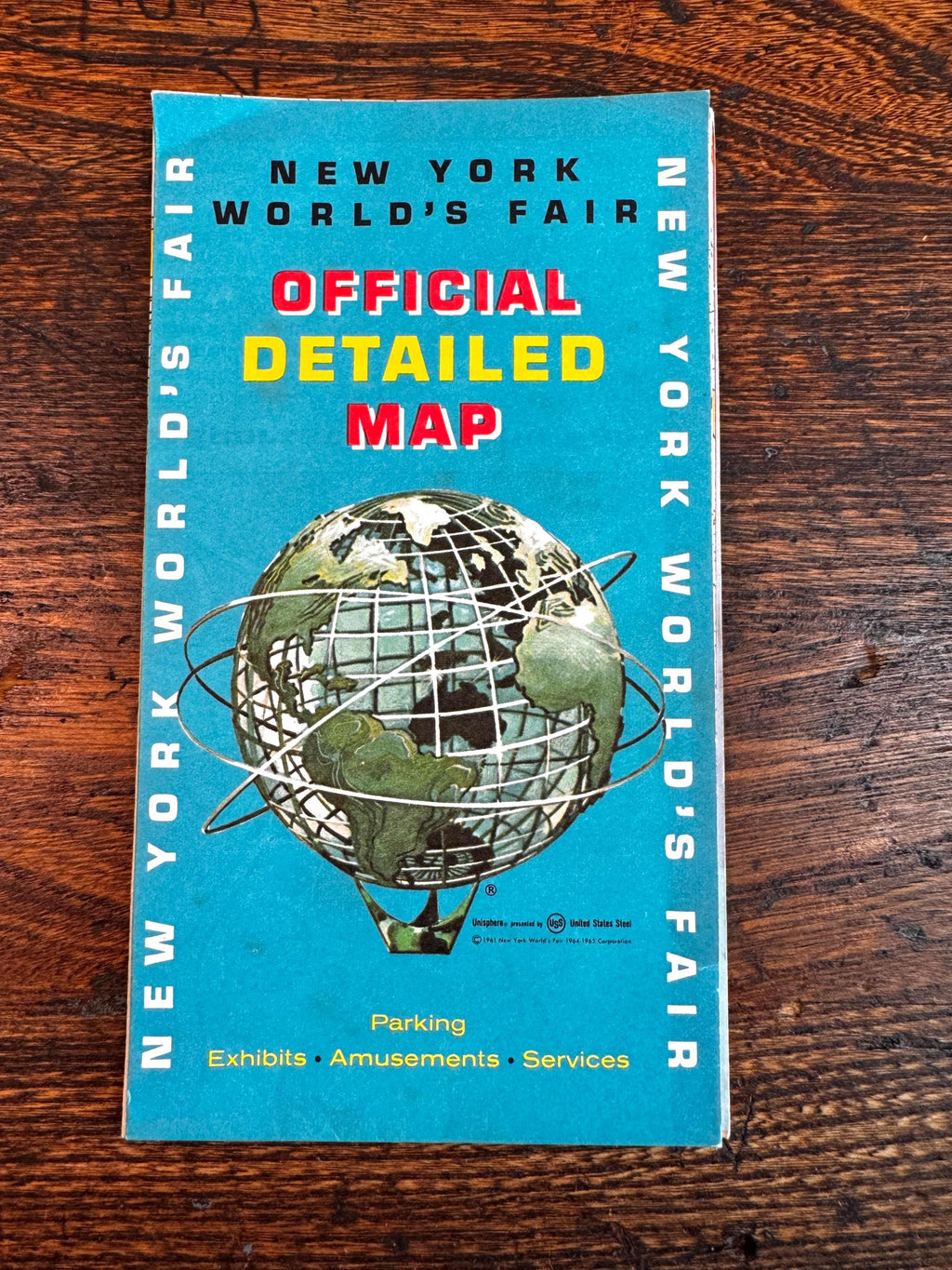1964/1965 New York World’s Fair Esso Official Detailed Map