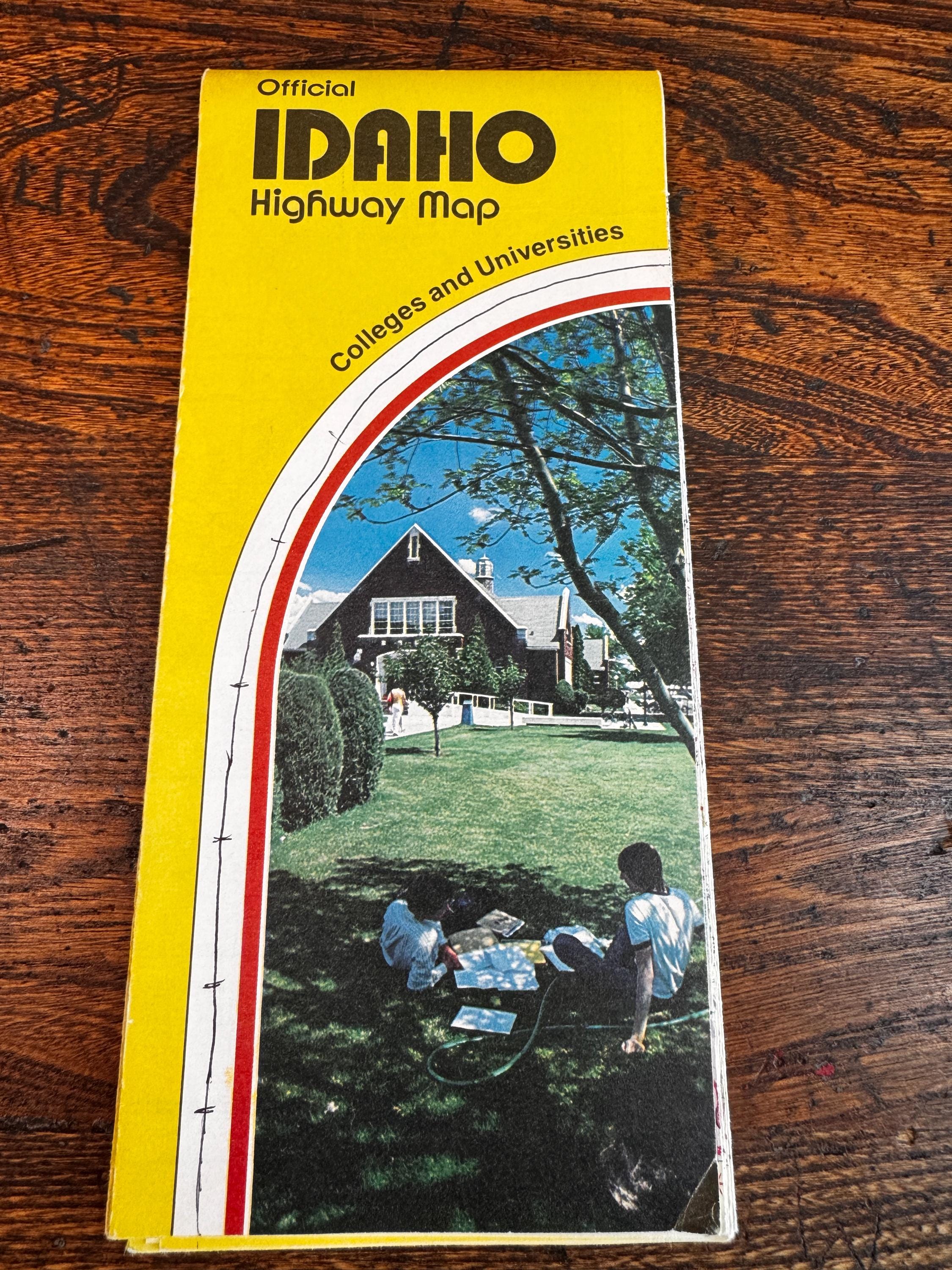 Vintage Road Map Lot – Ohio, Baltimore, DC, Pittsburgh, Idaho, Wyoming