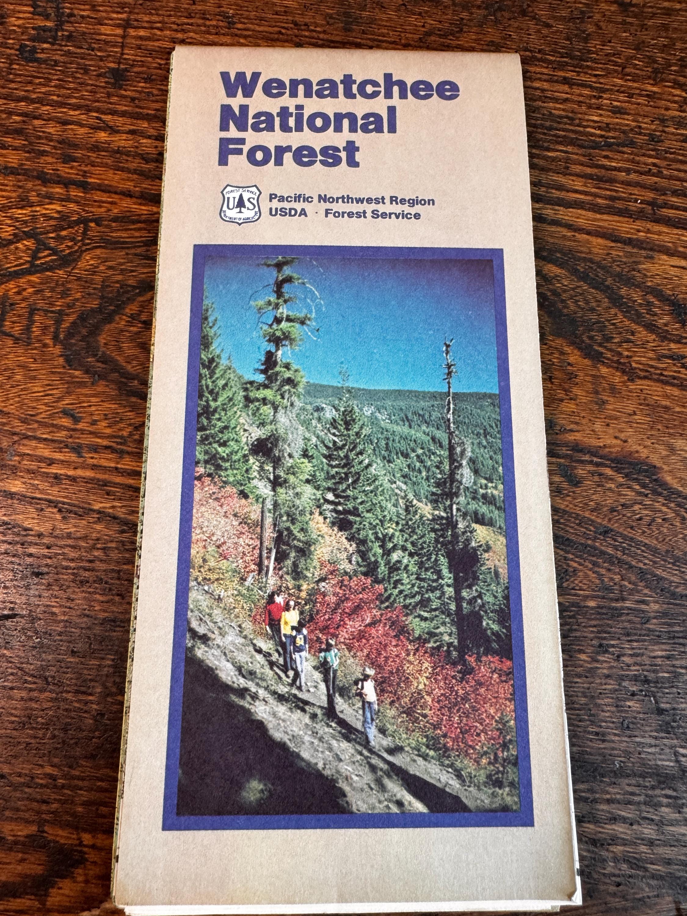 Vintage National Forest Maps – Wenatchee, Mt. Baker/Snoqualmie