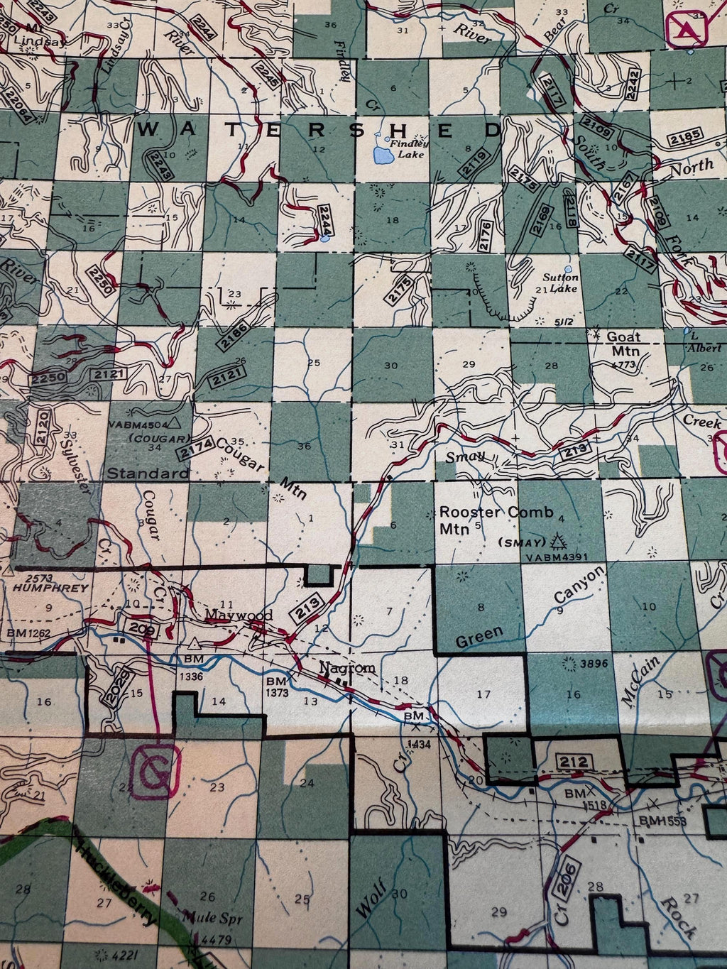 Vintage National Forest Maps – Wenatchee, Mt. Baker/Snoqualmie