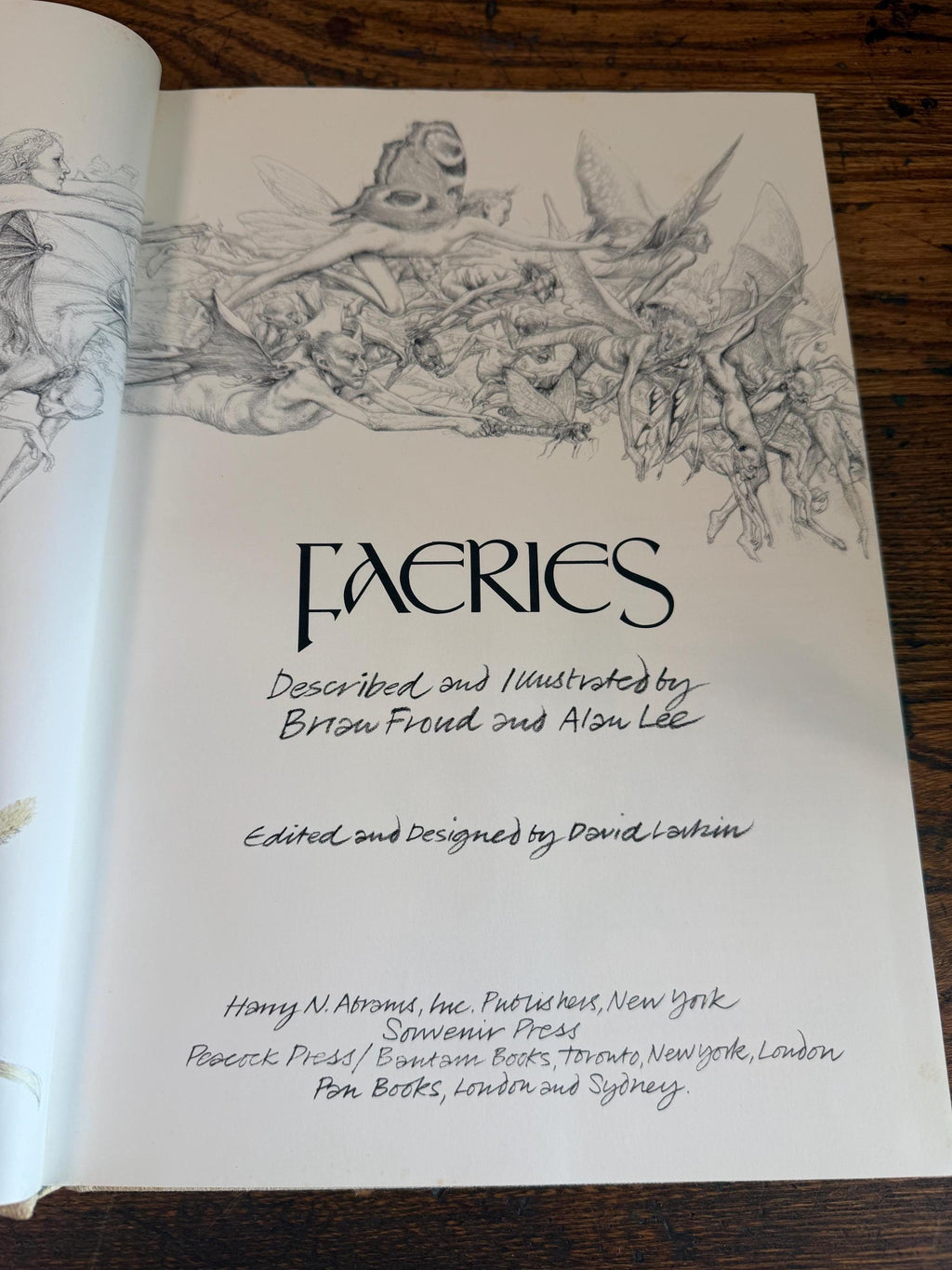 Faeries by Brian Froud & Alan Lee | Hardcover 1979