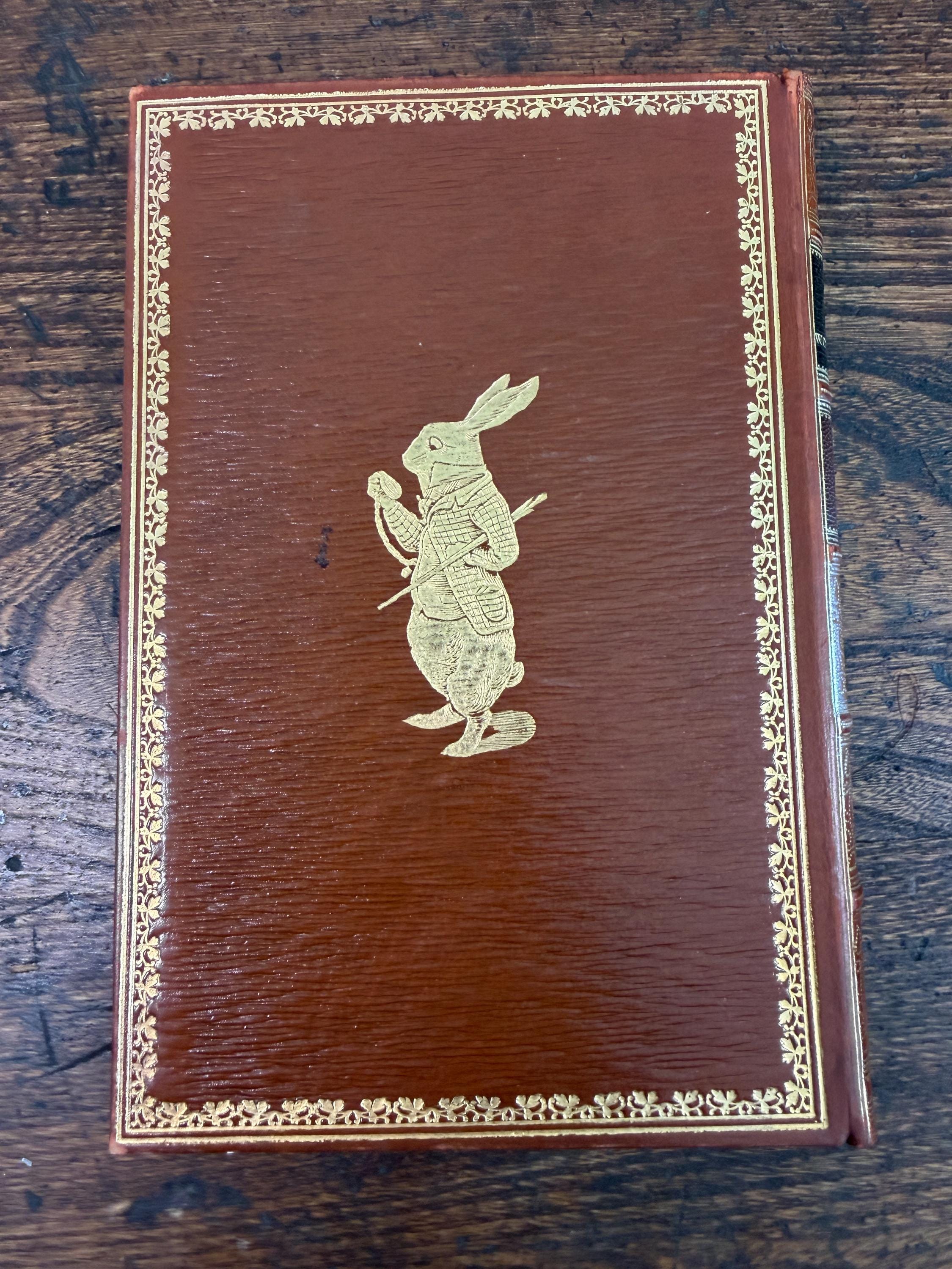 Alice in Wonderland & Through the Looking-Glass by Lewis Carroll | Riviere Leather 1925/1922