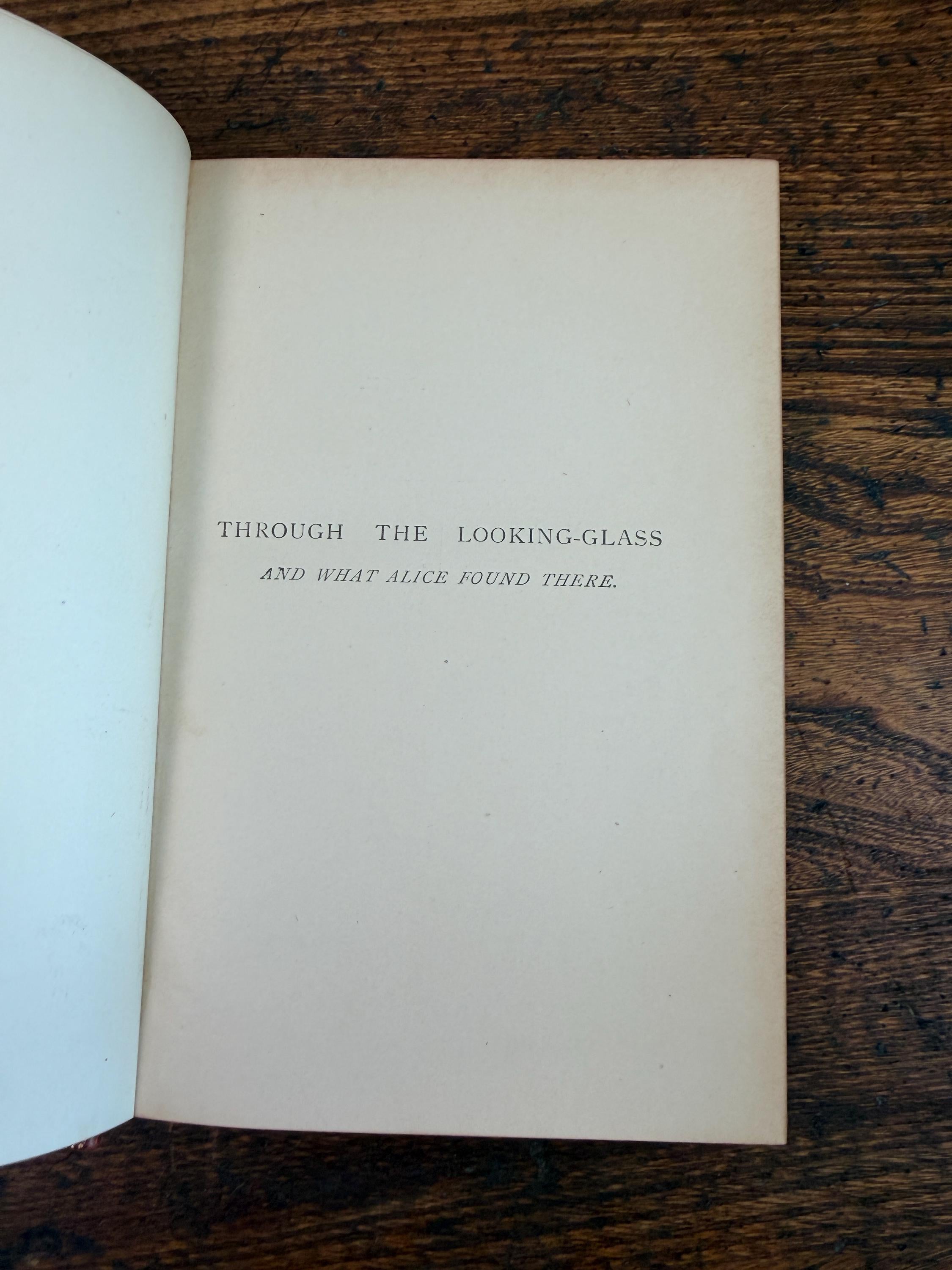 Alice in Wonderland & Through the Looking-Glass by Lewis Carroll | Riviere Leather 1925/1922