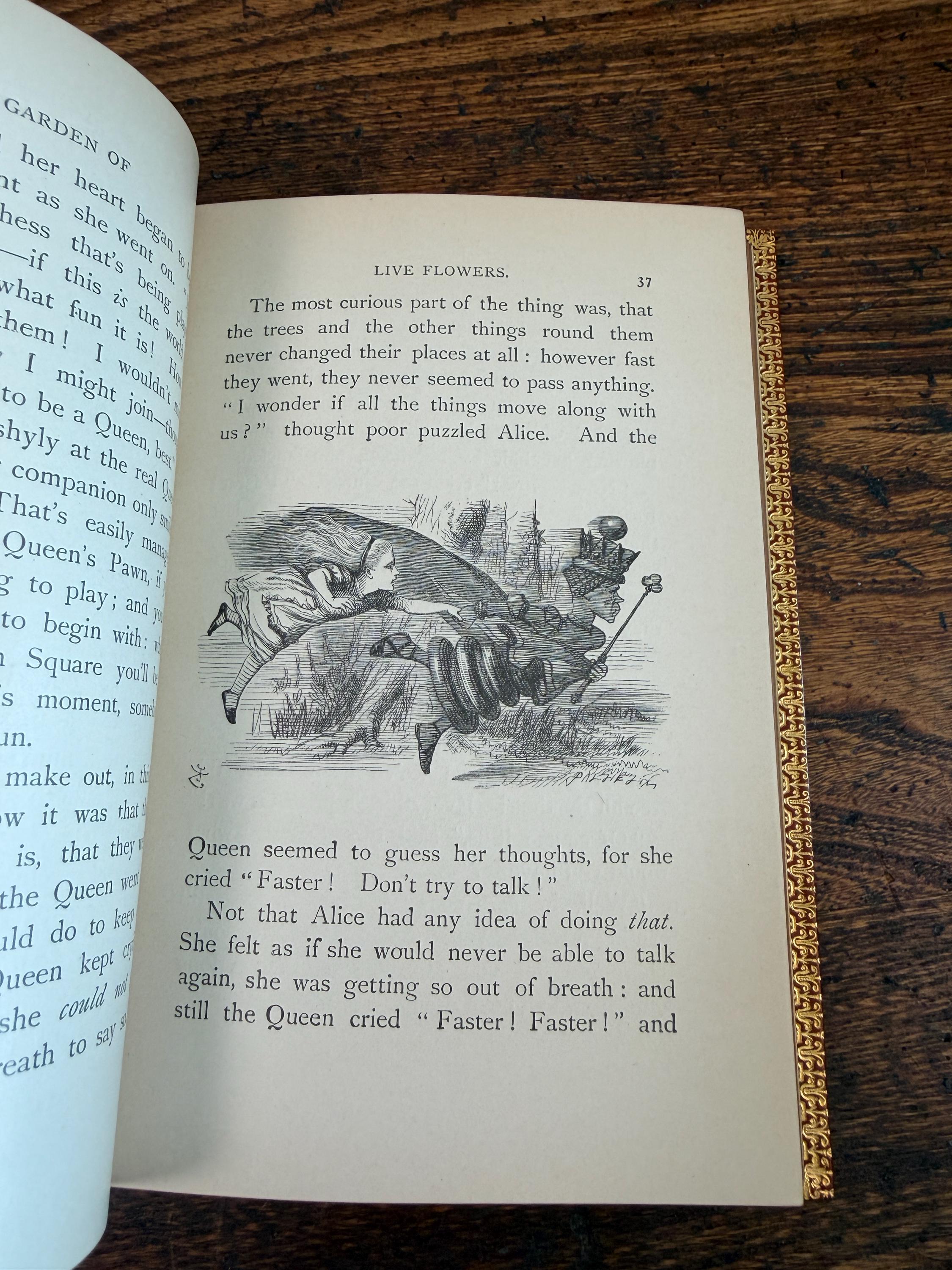 Alice in Wonderland & Through the Looking-Glass by Lewis Carroll | Riviere Leather 1925/1922