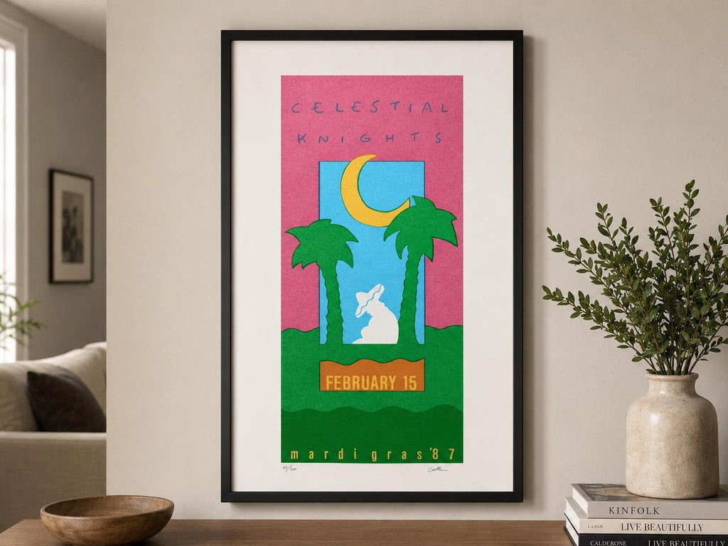 Celestial Knights - 1987 Jazz Fest - Robert Guthrie | Silkscreen (40/200)