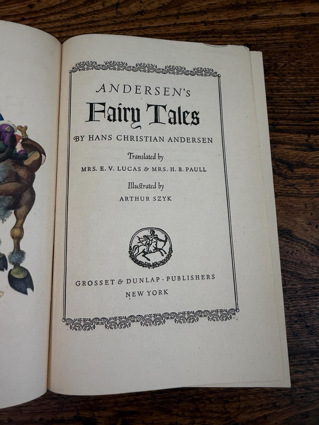 Andersen's Fairy Tales and Grimm's Fairy Tales Box Set | Grosset & Dunlap 1945