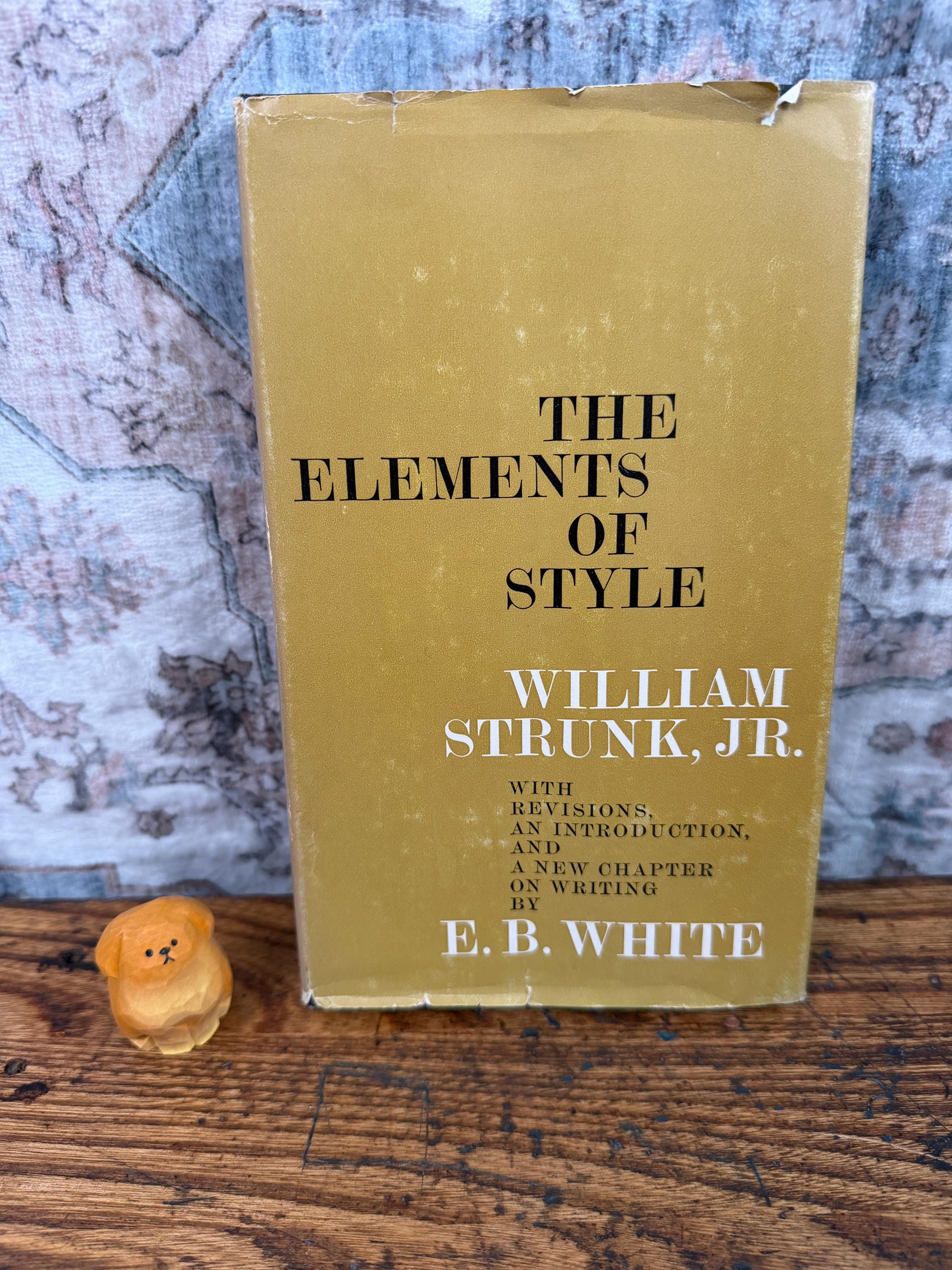 The Elements of Style by William Strunk Jr. | First Edition Hardcover 1959