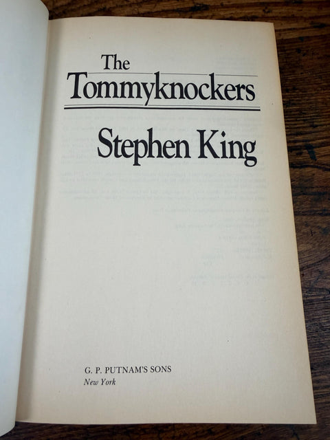 The Tommyknockers by Stephen King | Hardcover 1987