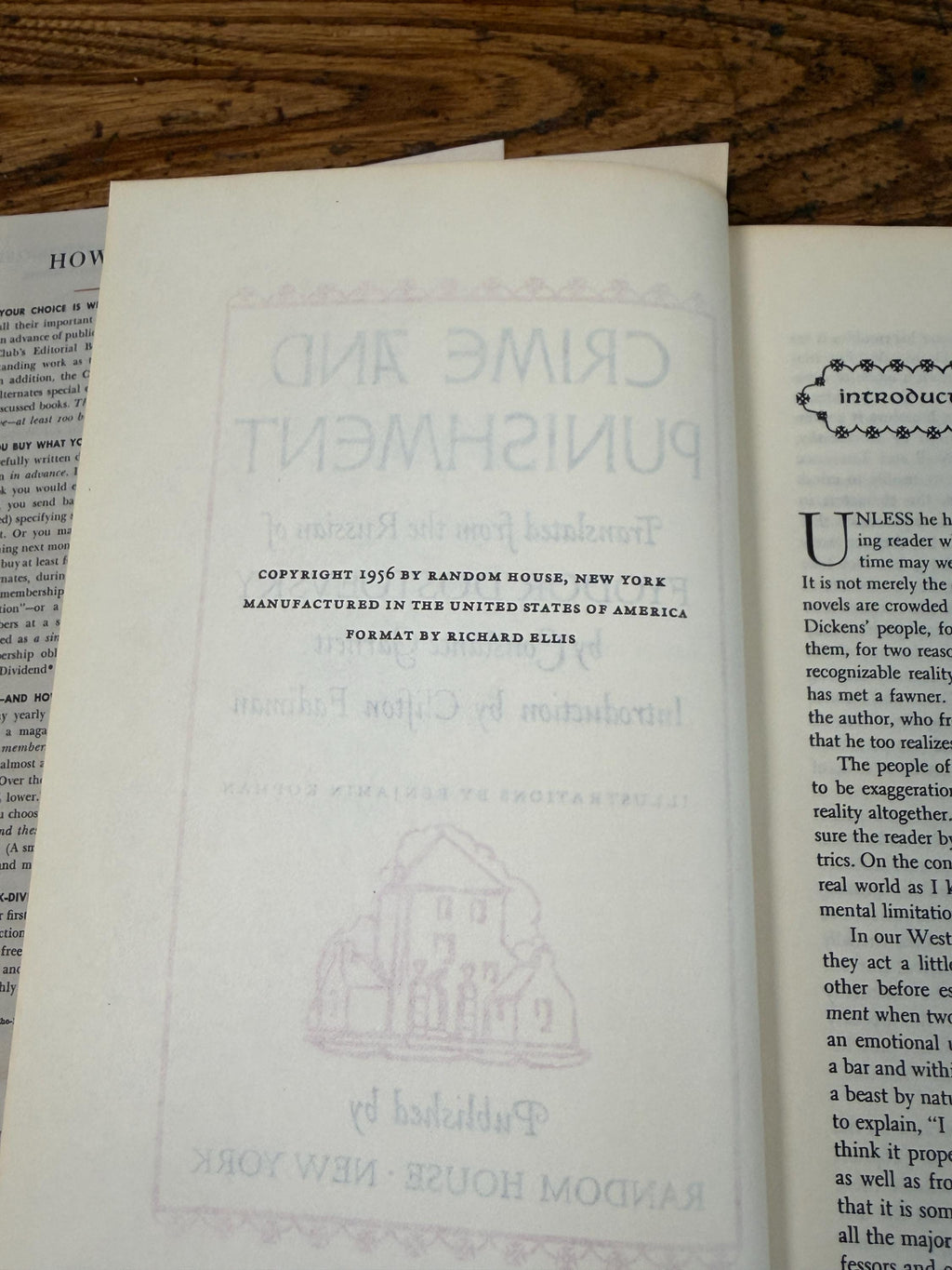 Crime and Punishment by Fyodor Dostoevsky | Hardcover 1956