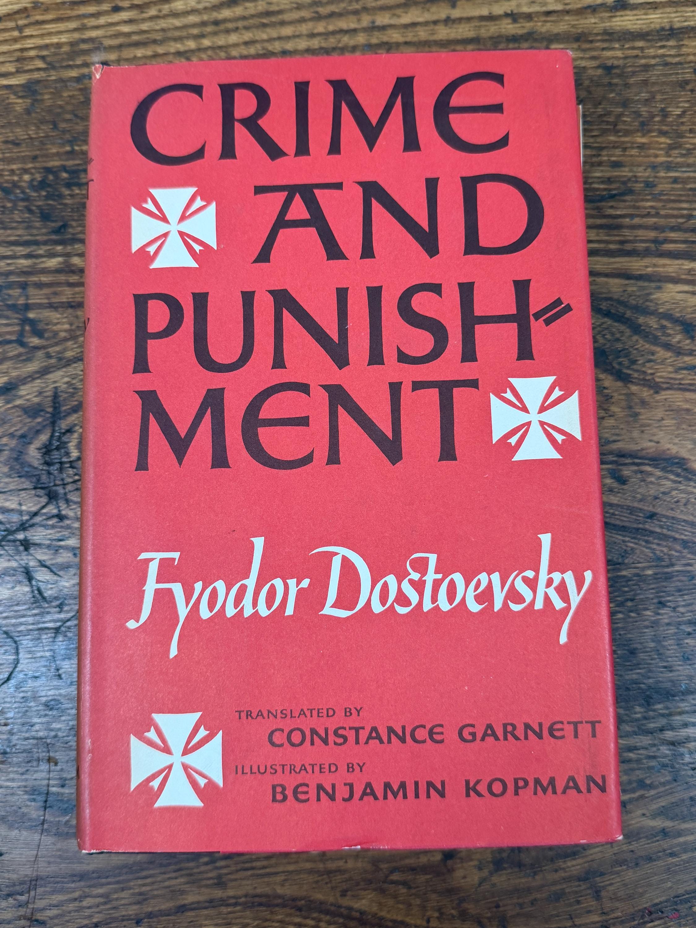 Crime and Punishment by Fyodor Dostoevsky | Hardcover 1956