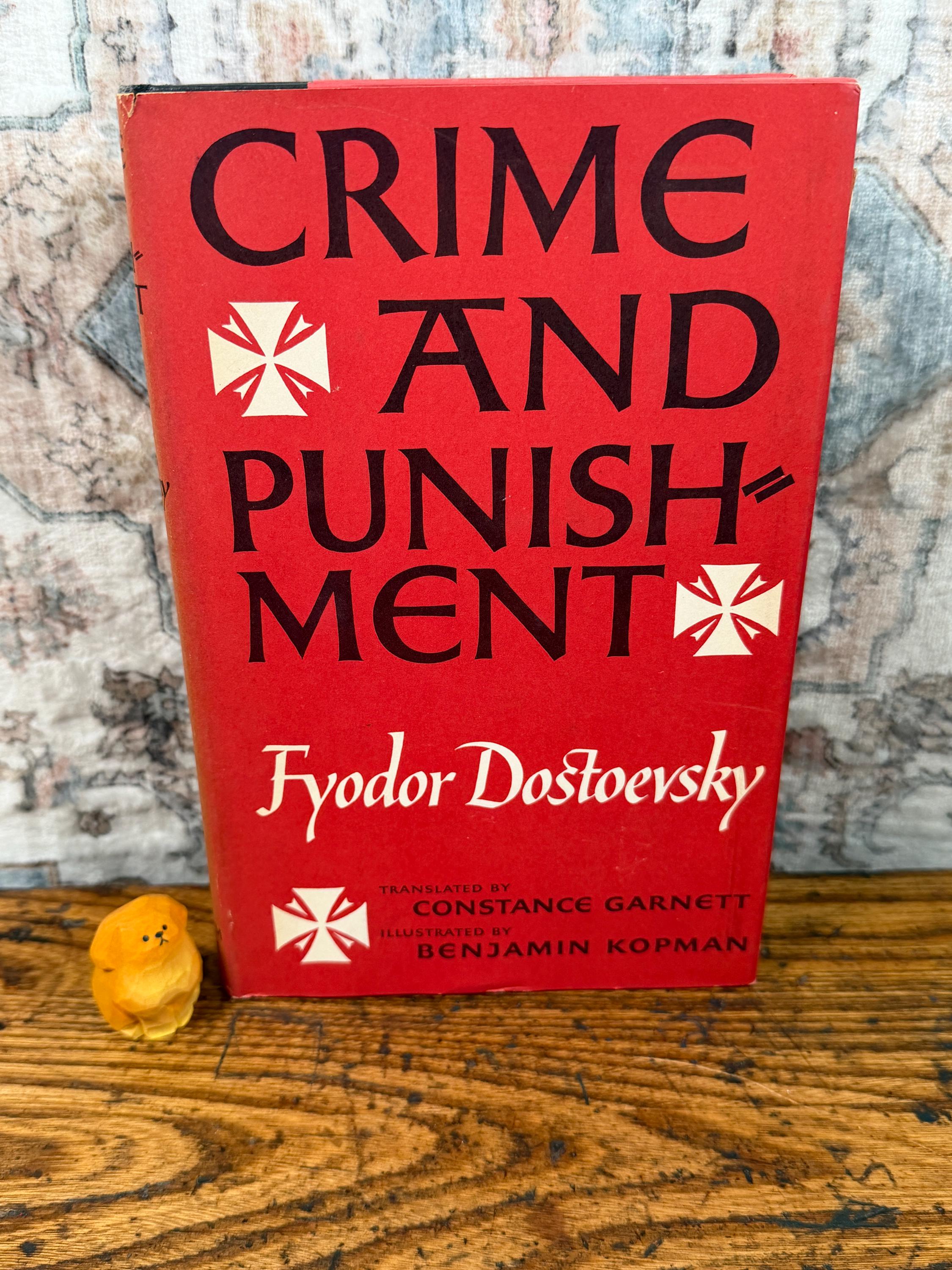 Crime and Punishment by Fyodor Dostoevsky | Hardcover 1956