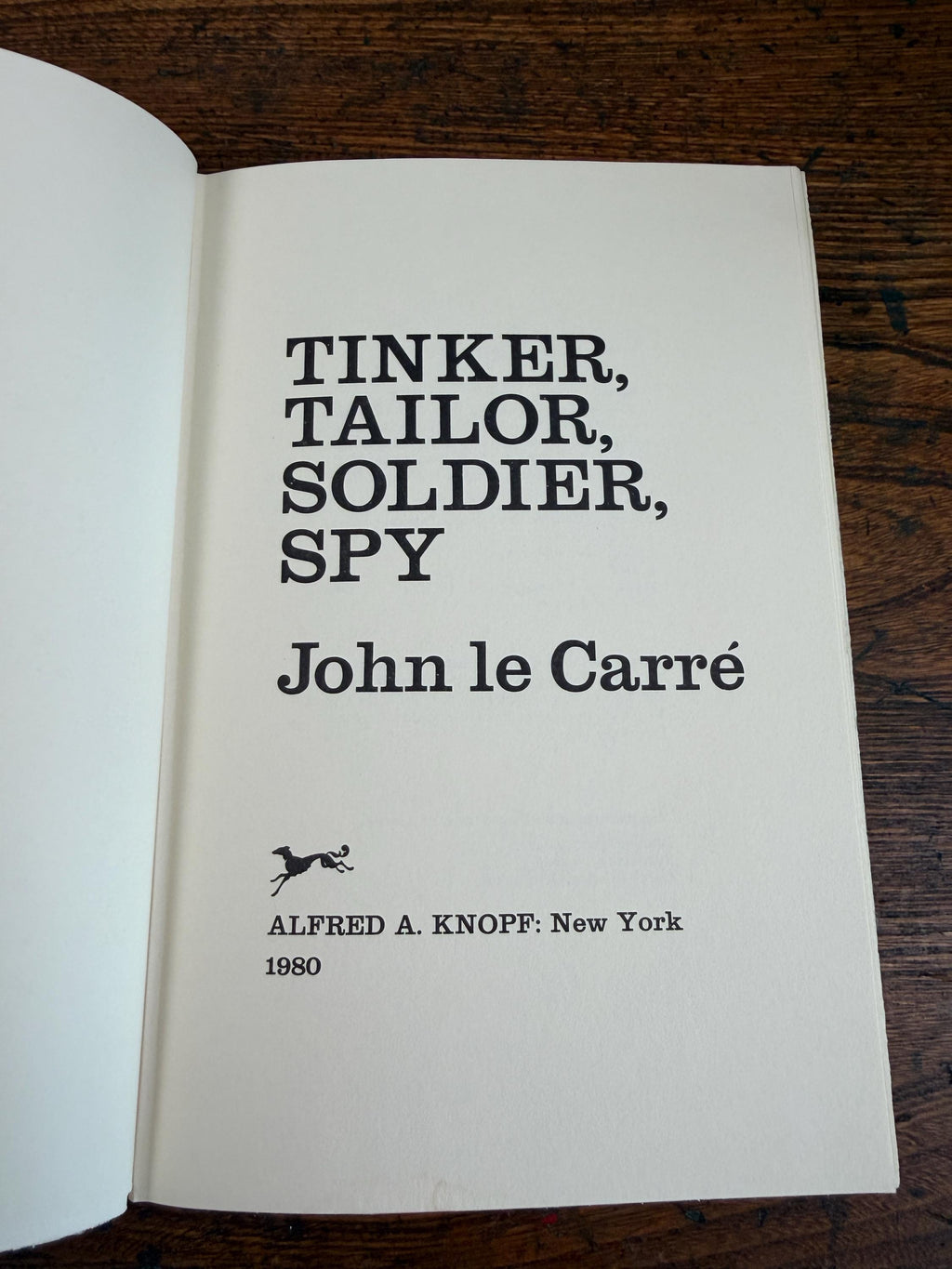 Tinker, Tailor, Soldier, Spy by John le Carré | Hardcover 1980