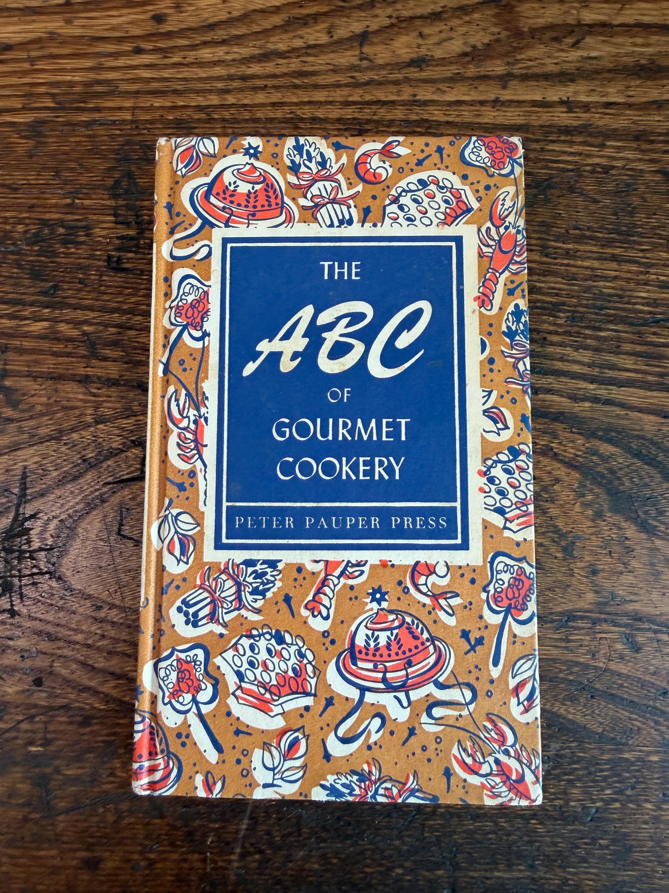 ABC of Cookies, Chafing Dish Cookery, Gourmet Cookery & Casseroles Cookery Set | Peter Pauper Press 1954-1961