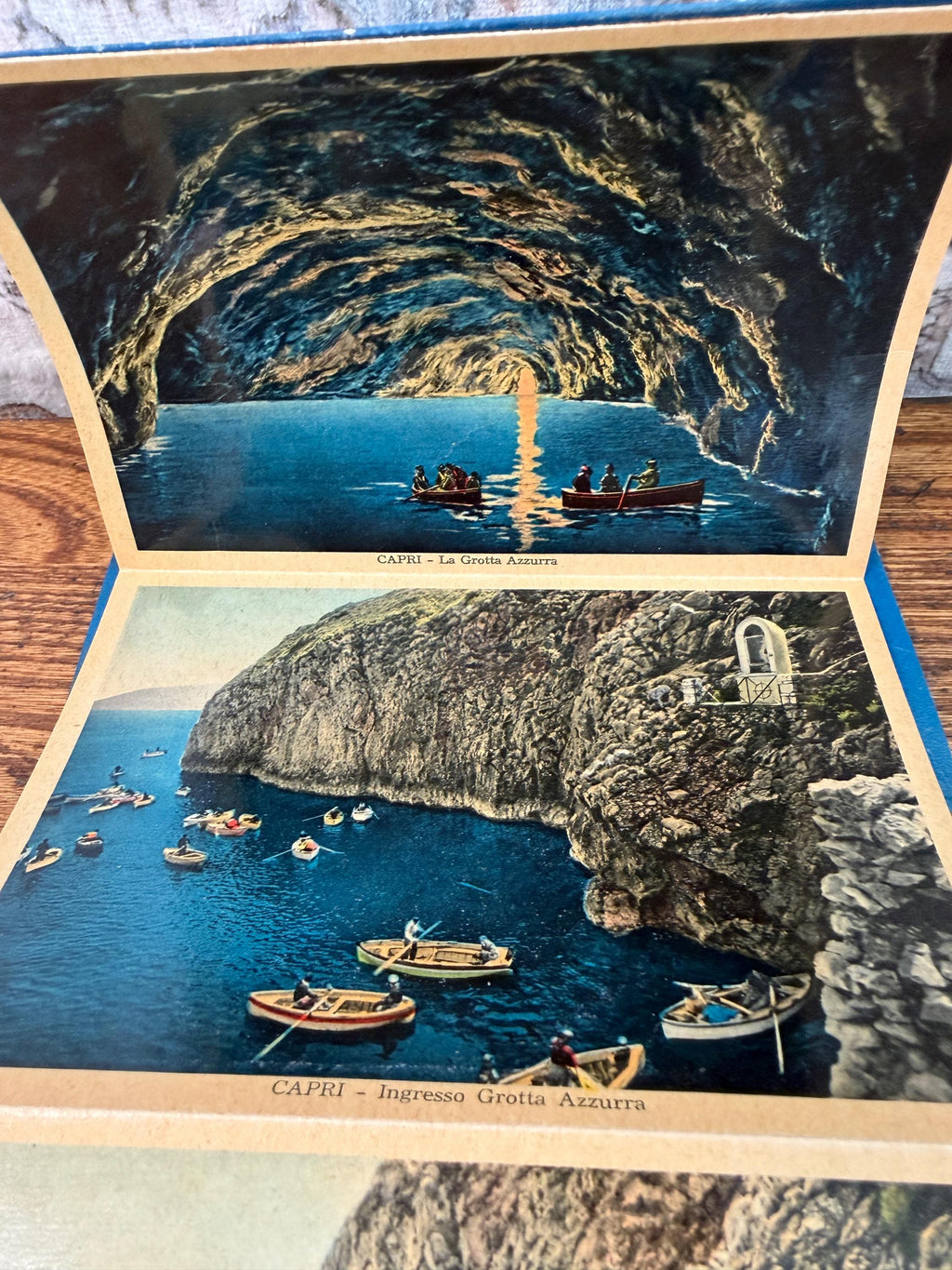 Ricordo di Capri & Ricordo di Roma Parte I and II Set | Hardcover Travel Souvenir Books c.1920s