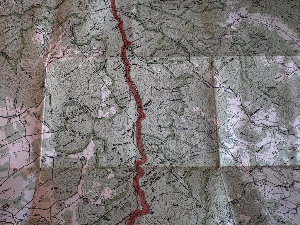Vintage Shenandoah National Park Map Set – PATC Maps 9, 10 & 11