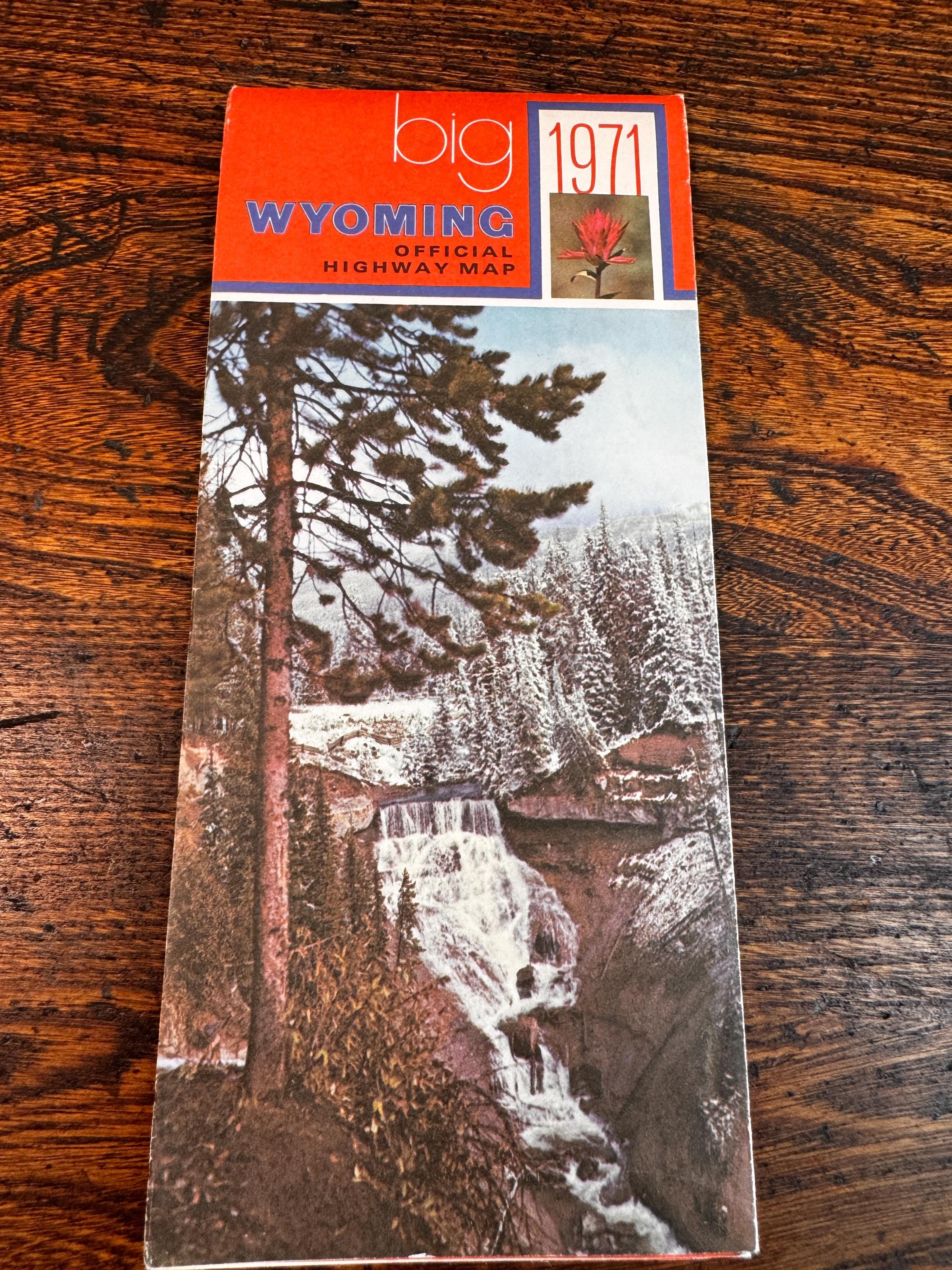Vintage Road Map Lot – Ohio, Baltimore, DC, Pittsburgh, Idaho, Wyoming
