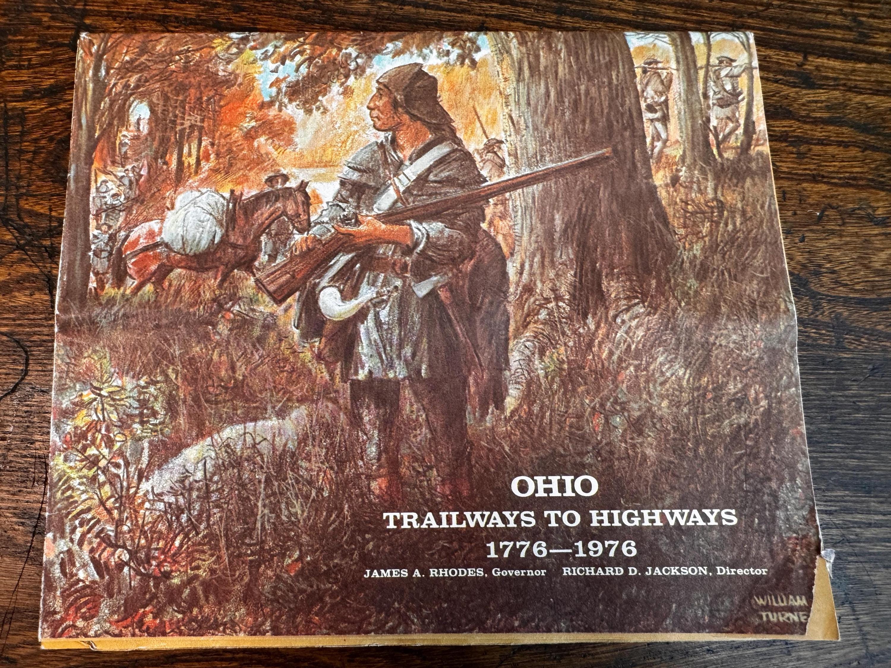 Vintage Road Map Lot – Delaware/Chesapeake Bay Region, Ohio, Pittsburgh, Washington/Oregon