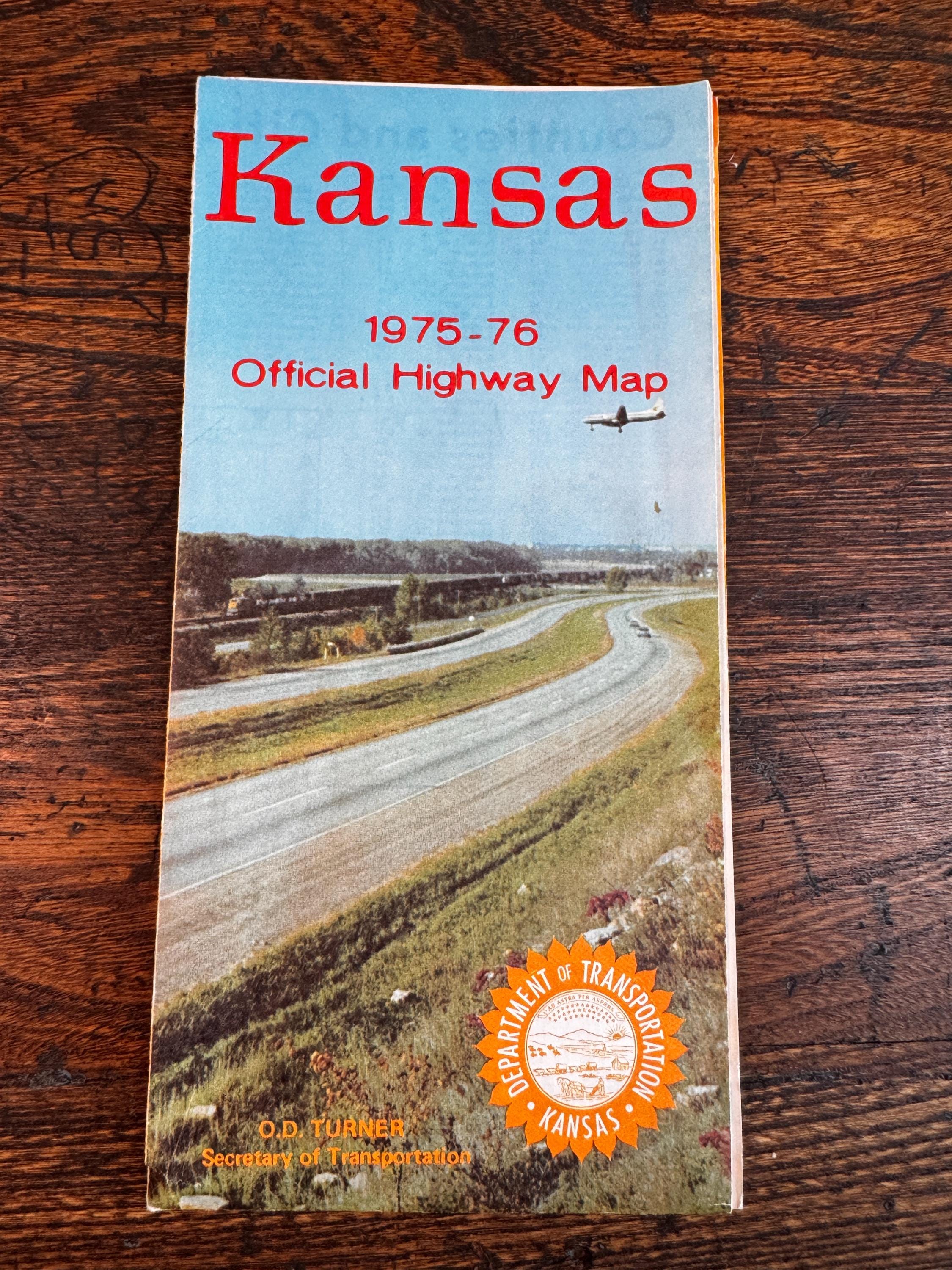Vintage Kansas & Arkansas Highway Map Set
