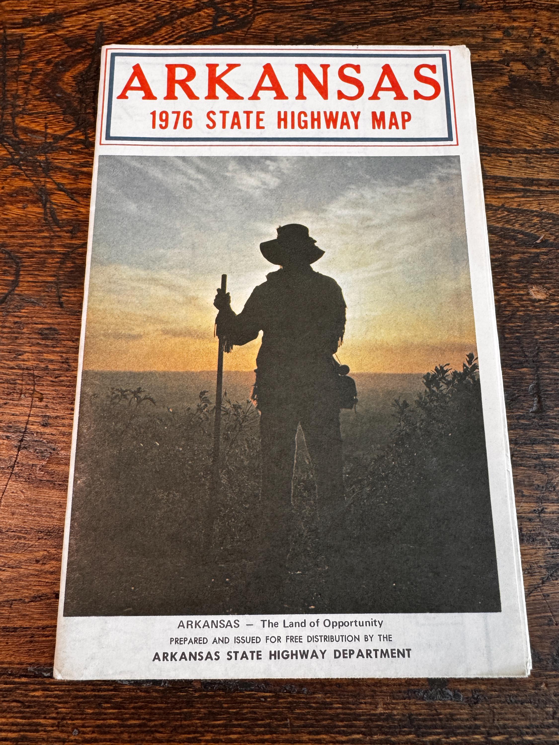 Vintage Kansas & Arkansas Highway Map Set
