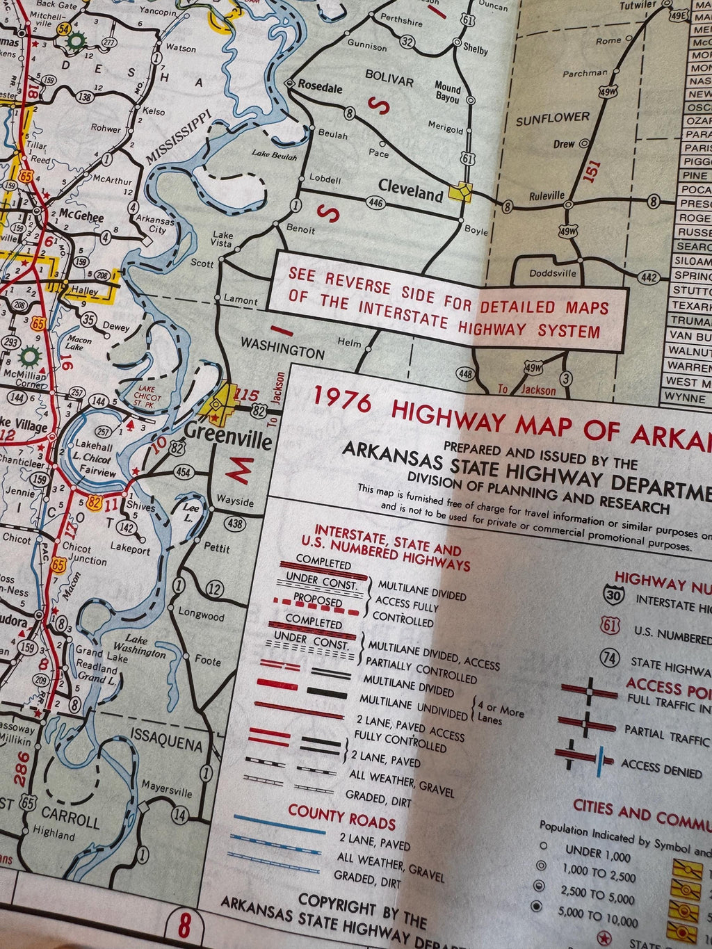Vintage Kansas & Arkansas Highway Map Set