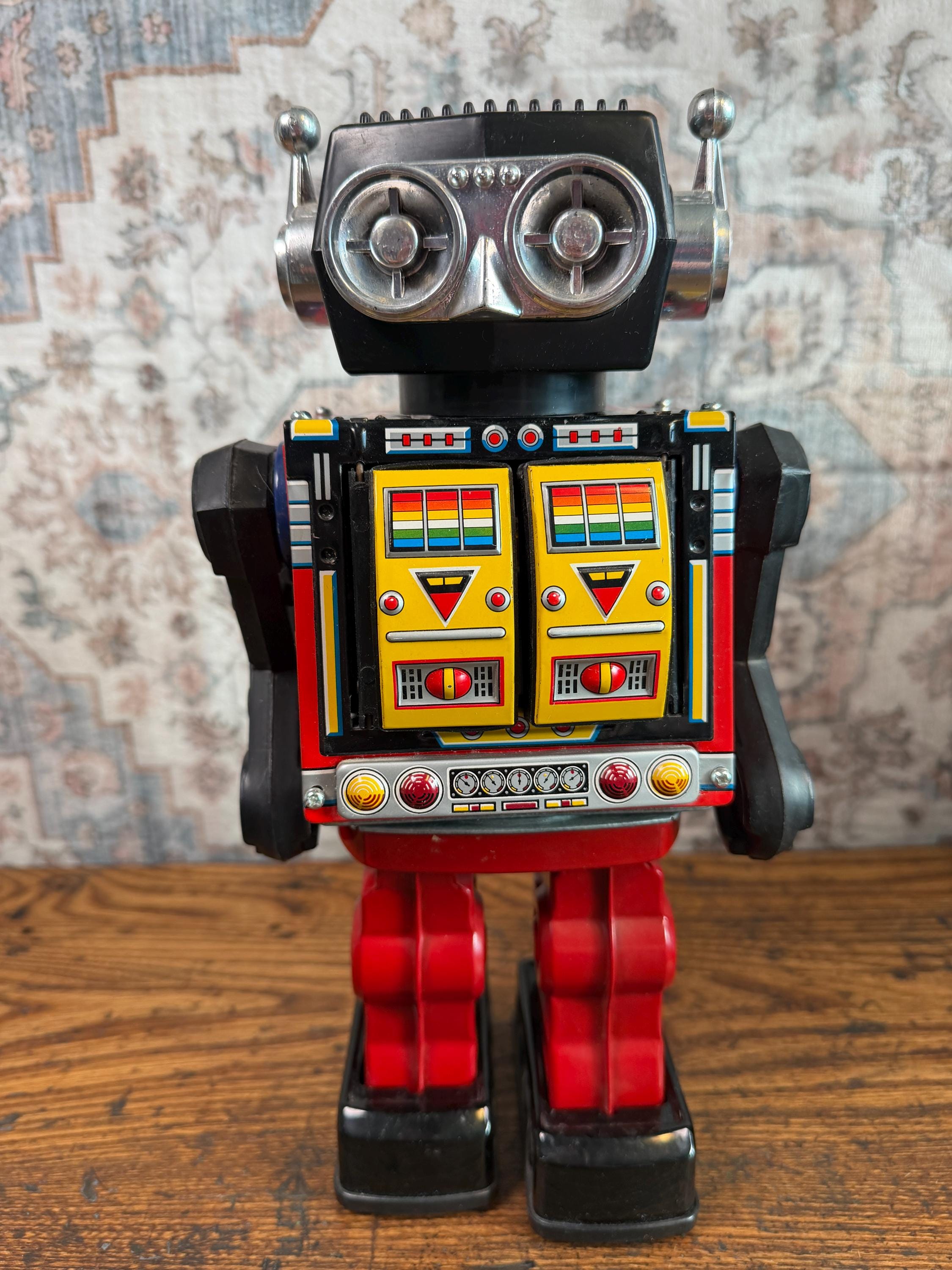 Vintage SH Rotate-O-Matic Super Astronaut Robot w/ Original Box | Made in Japan Working
