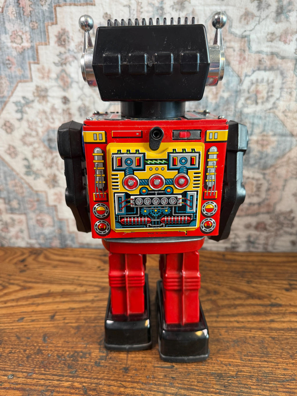 Vintage SH Rotate-O-Matic Super Astronaut Robot w/ Original Box | Made in Japan Working