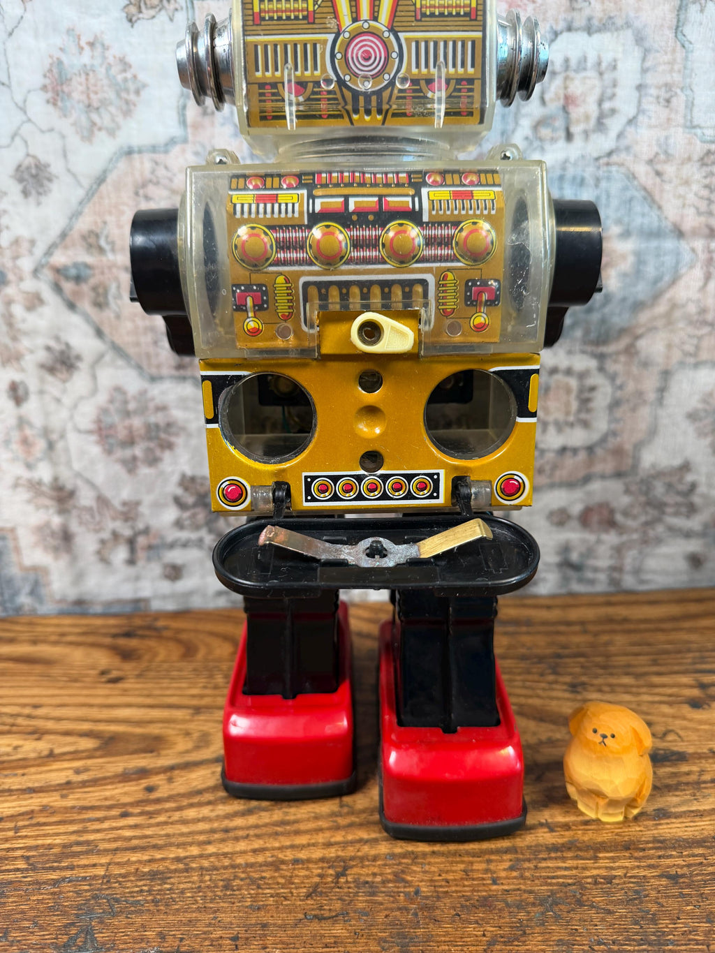 Vintage Horikawa Piston Robot | Battery Operated Japan Working