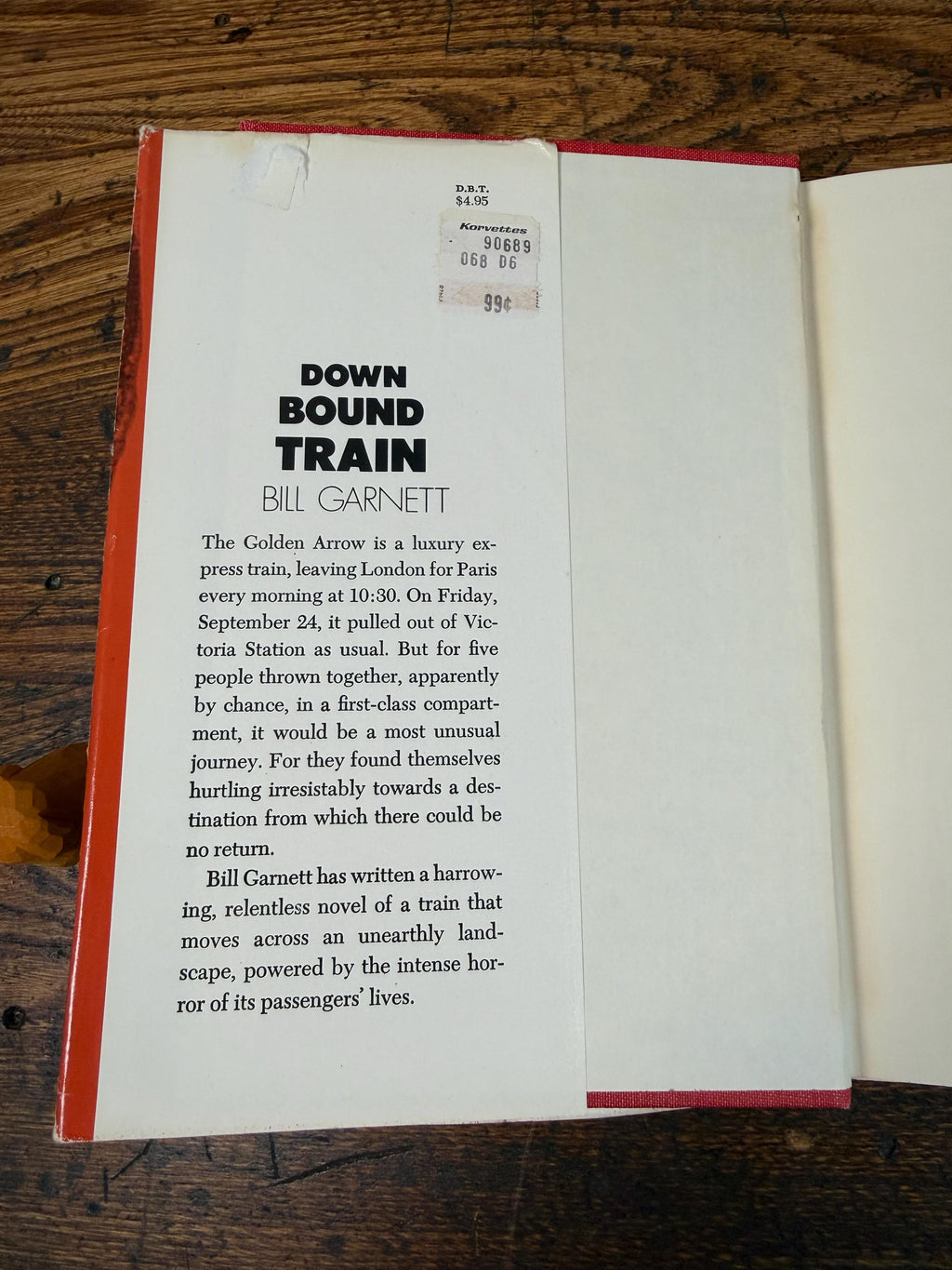 Down Bound Train by Bill Garnett | First Edition Hardcover 1973