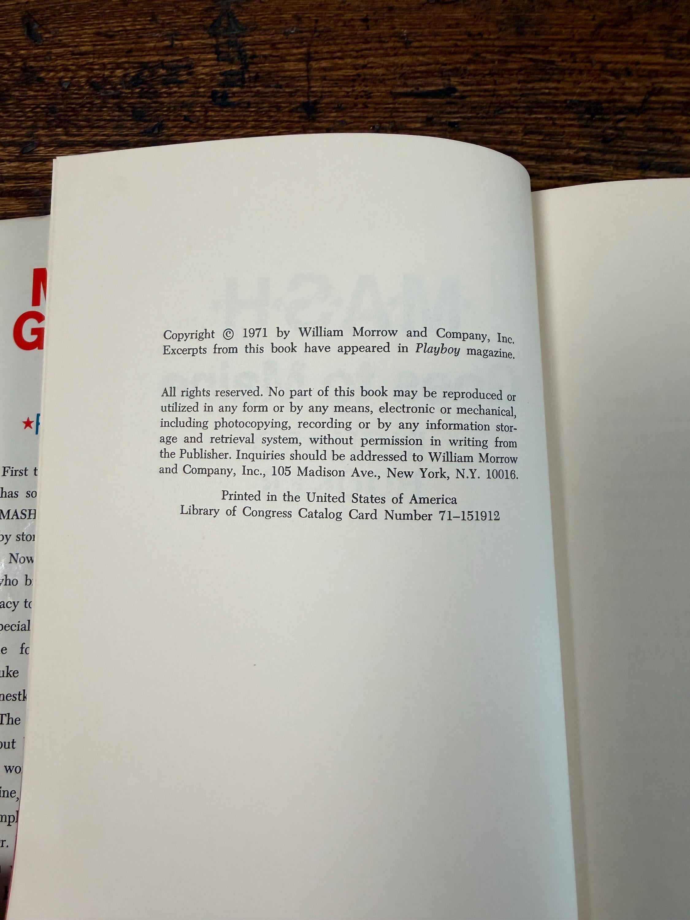 MASH Goes to Maine by Richard Hooker | Hardcover 1972
