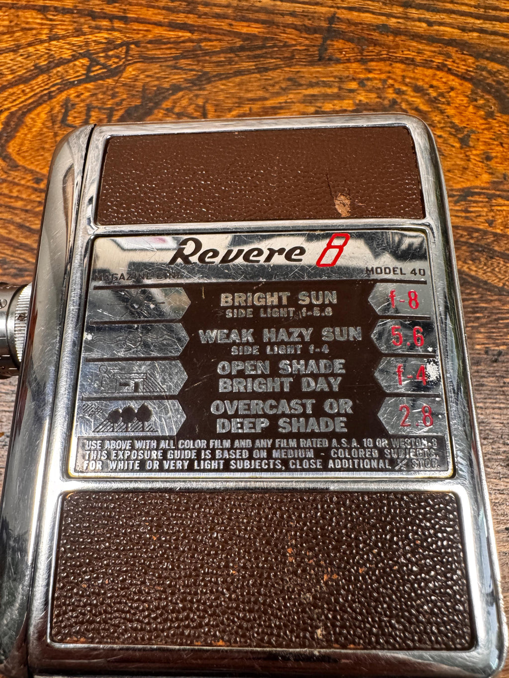 Revere 8 Model 40 Magazine Cine Camera | Elgeet Lens | Made in USA