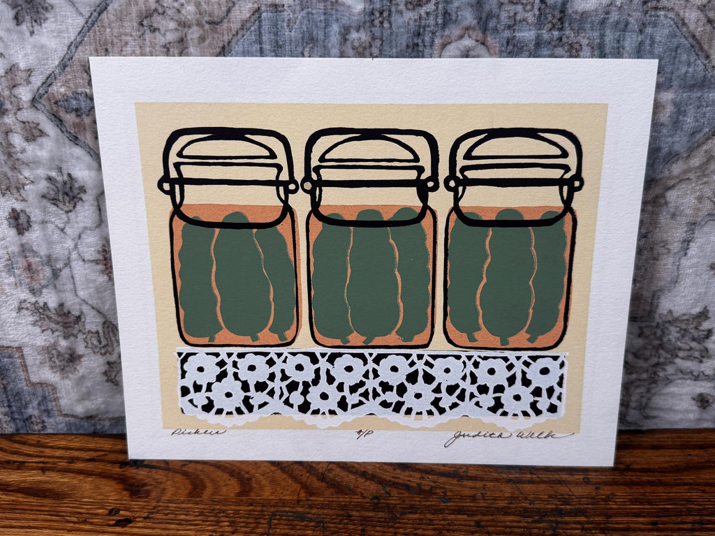 Pickles by Judith Welch | Signed Artist Proof Serigraph Print