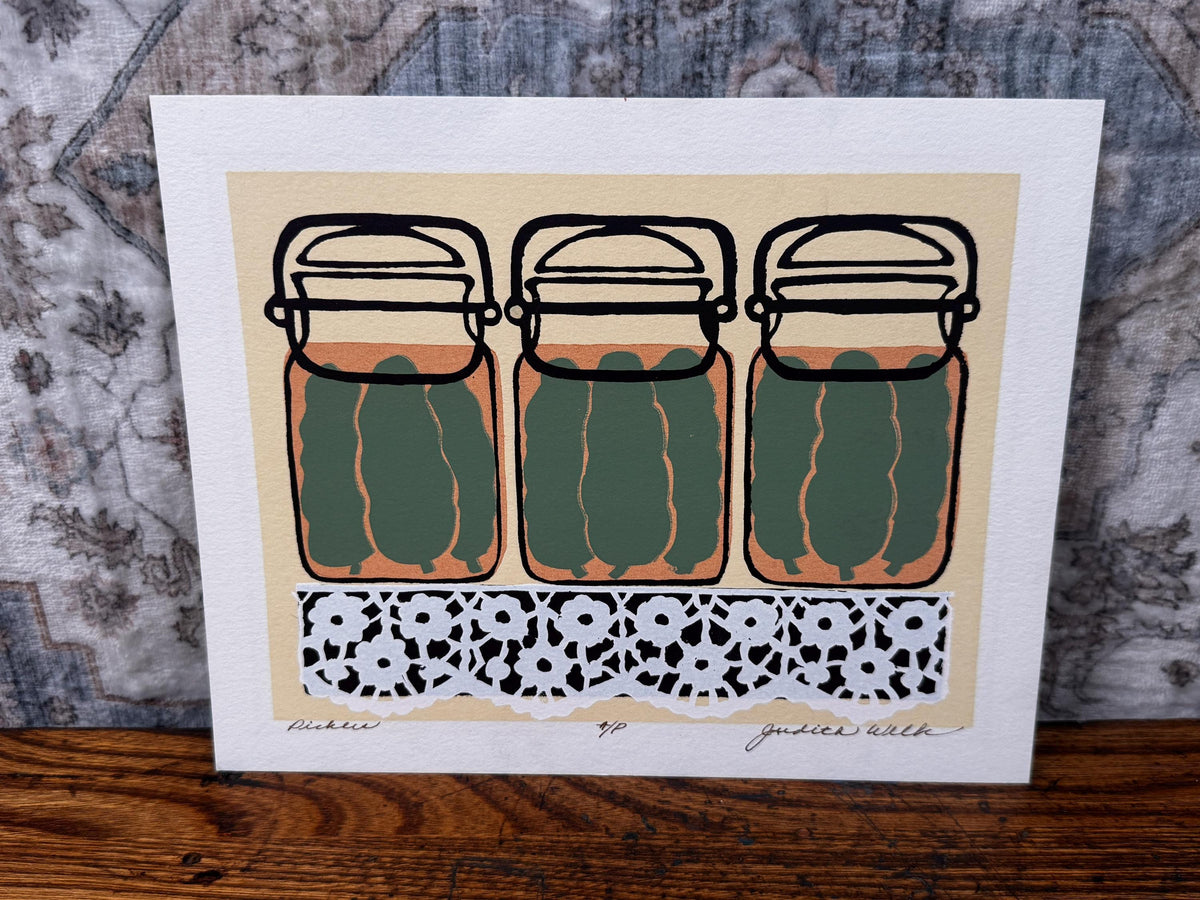 Pickles by Judith Welch | Signed Artist Proof Serigraph Print