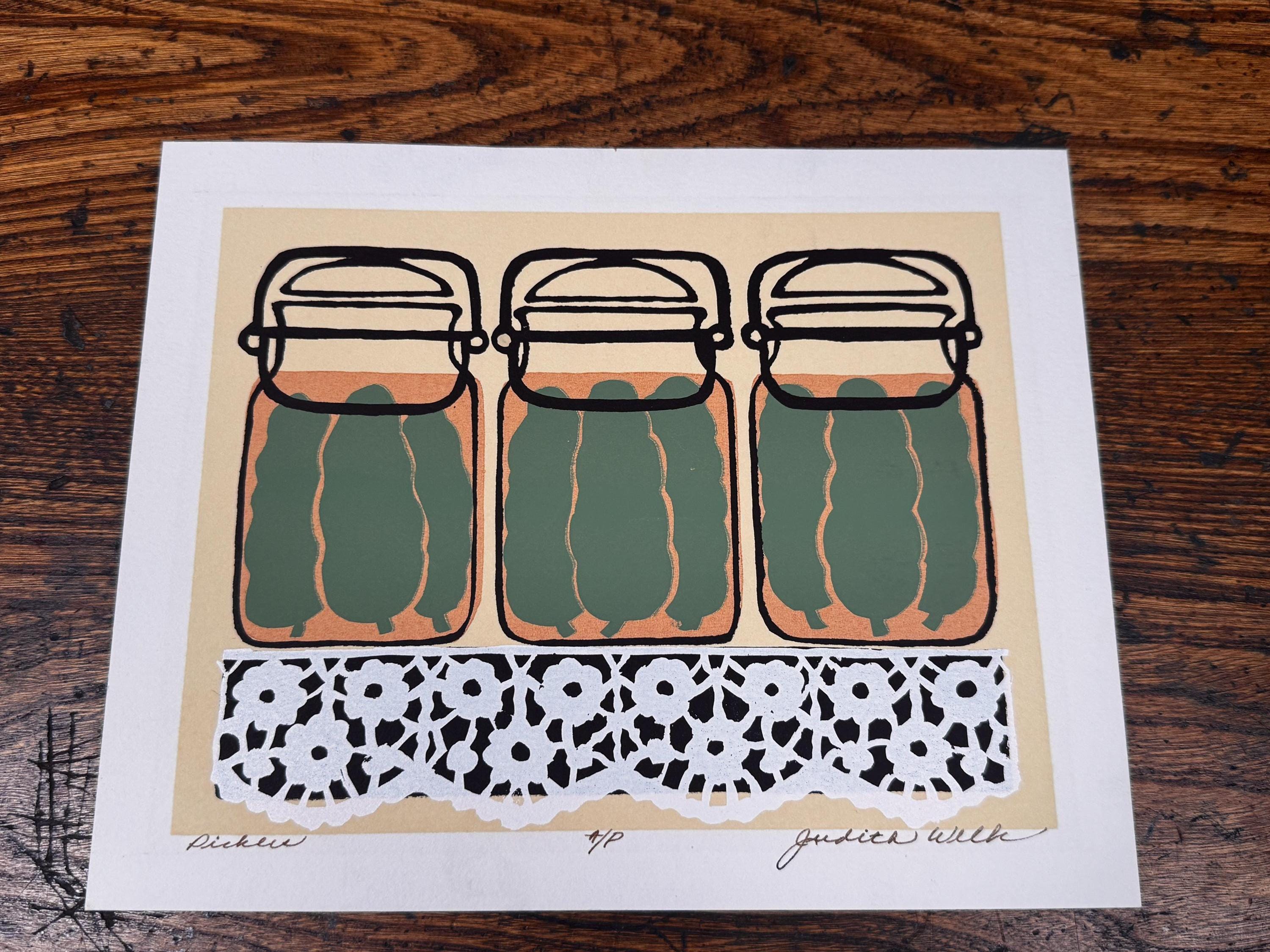 Pickles by Judith Welch | Signed Artist Proof Serigraph Print
