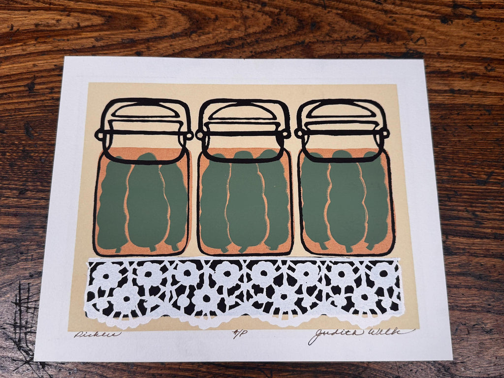 Pickles by Judith Welch | Signed Artist Proof Serigraph Print