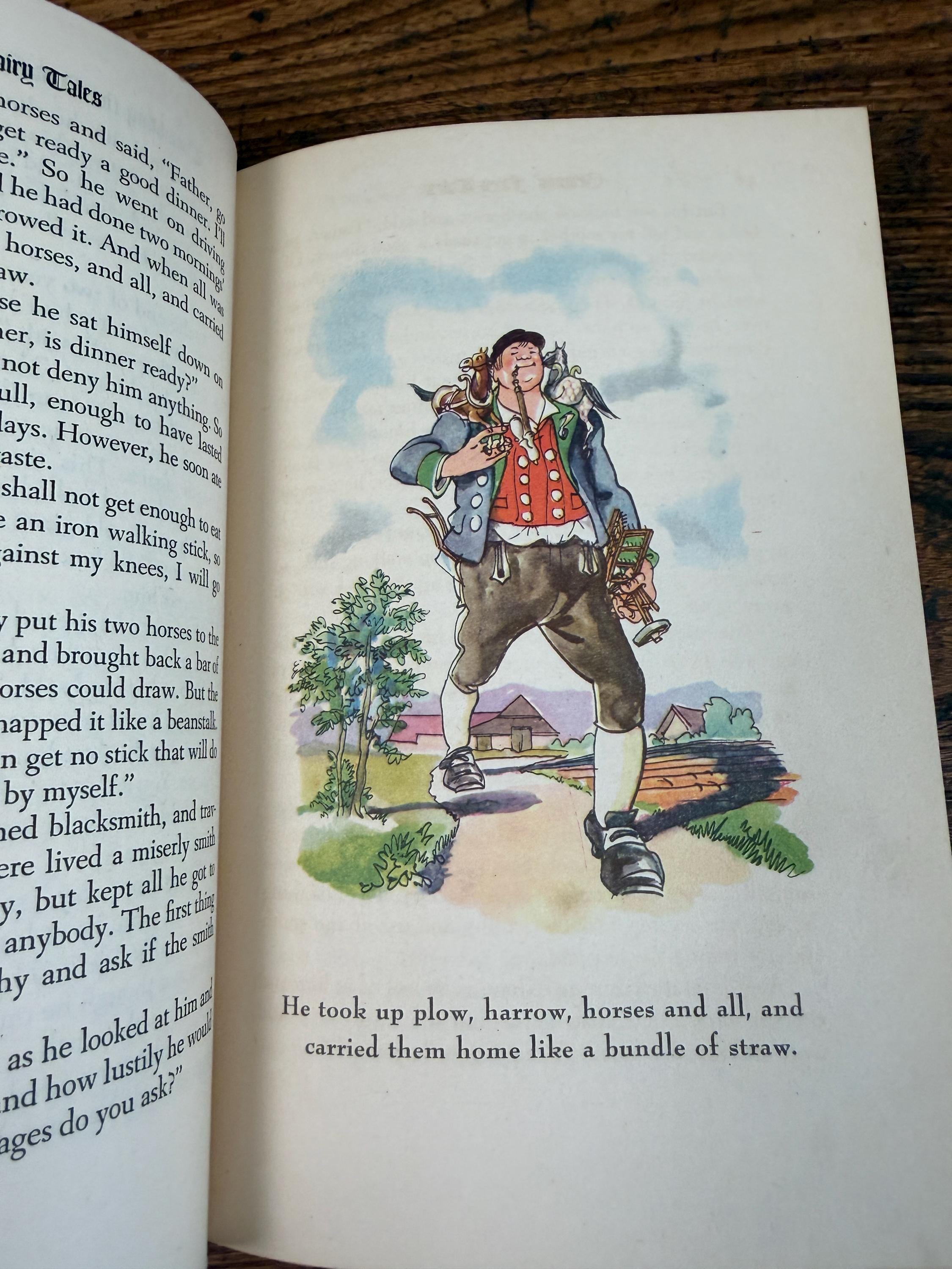 Andersen's Fairy Tales and Grimm's Fairy Tales Box Set | Grosset & Dunlap 1945